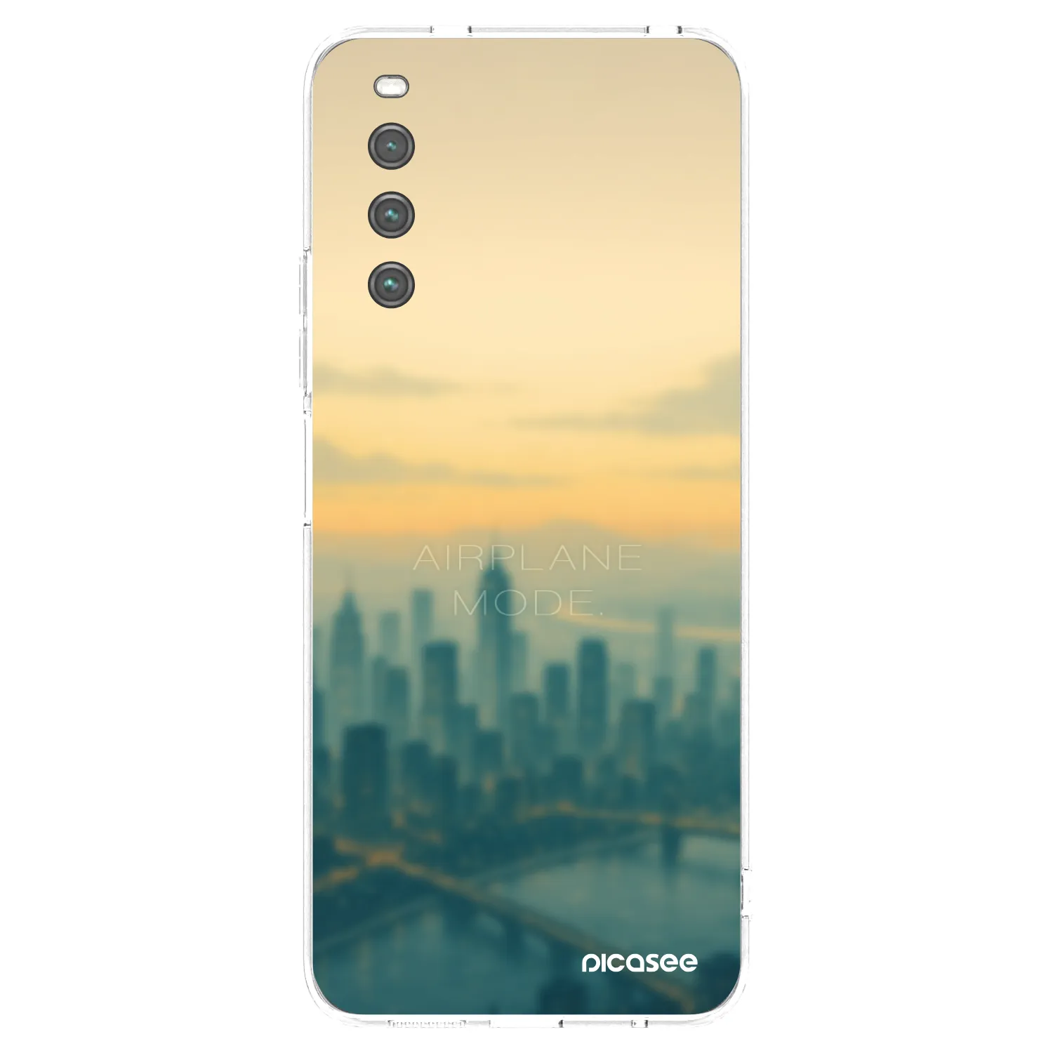 Picasee husă transparentă din silicon pentru Sony Xperia 10 IV 5G - Airplane mode