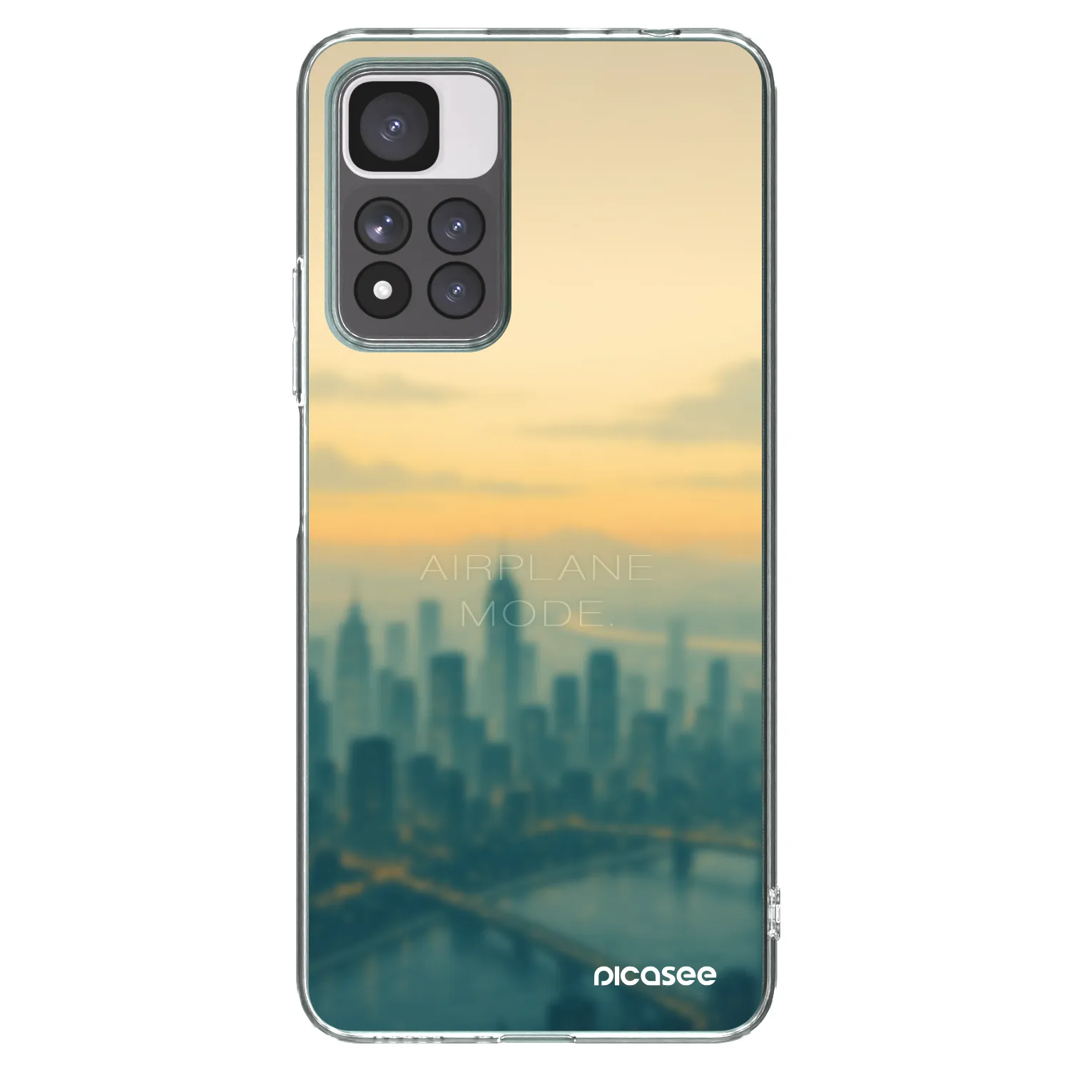 Picasee husă transparentă din silicon pentru Xiaomi Redmi Note 11 Pro+ 5G - Airplane mode