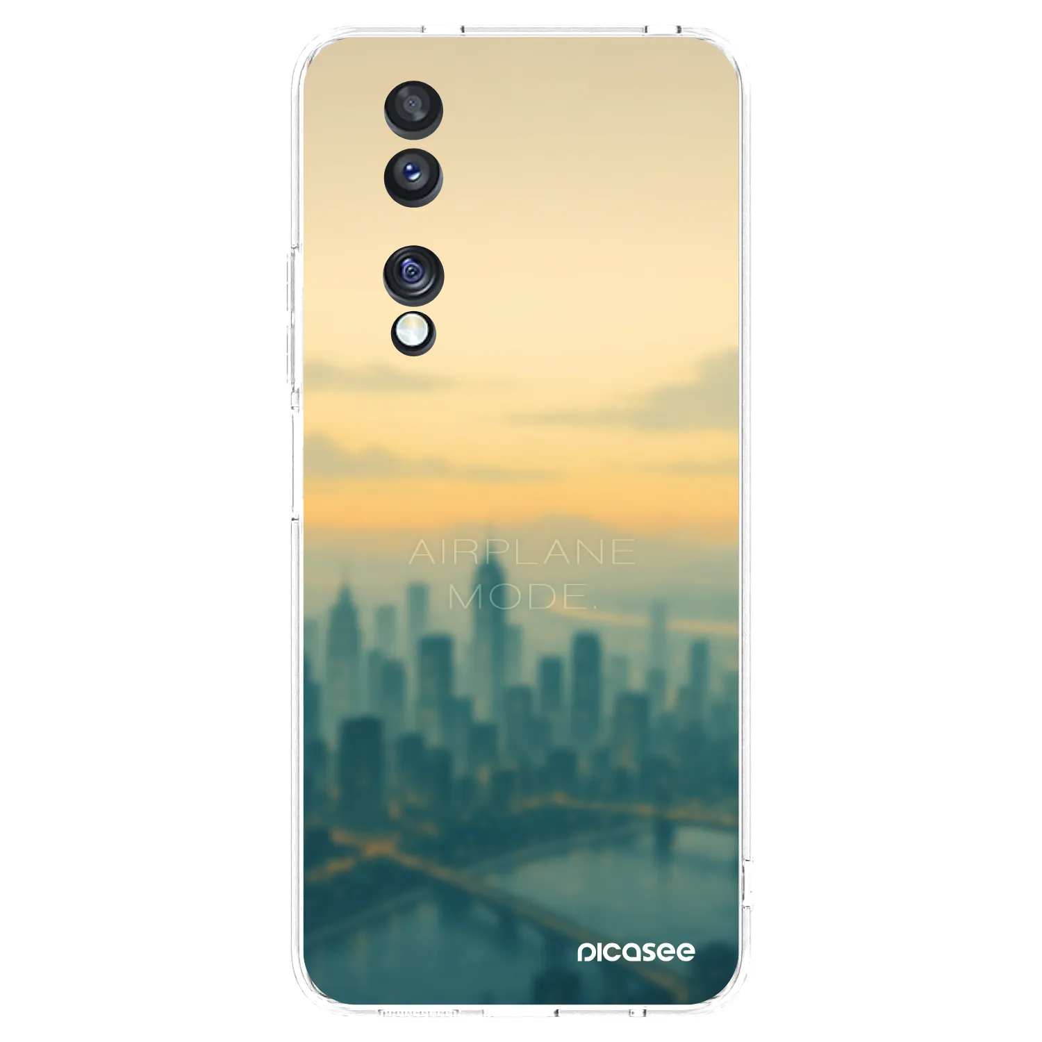Picasee husă transparentă din silicon pentru Honor 70 - Airplane mode