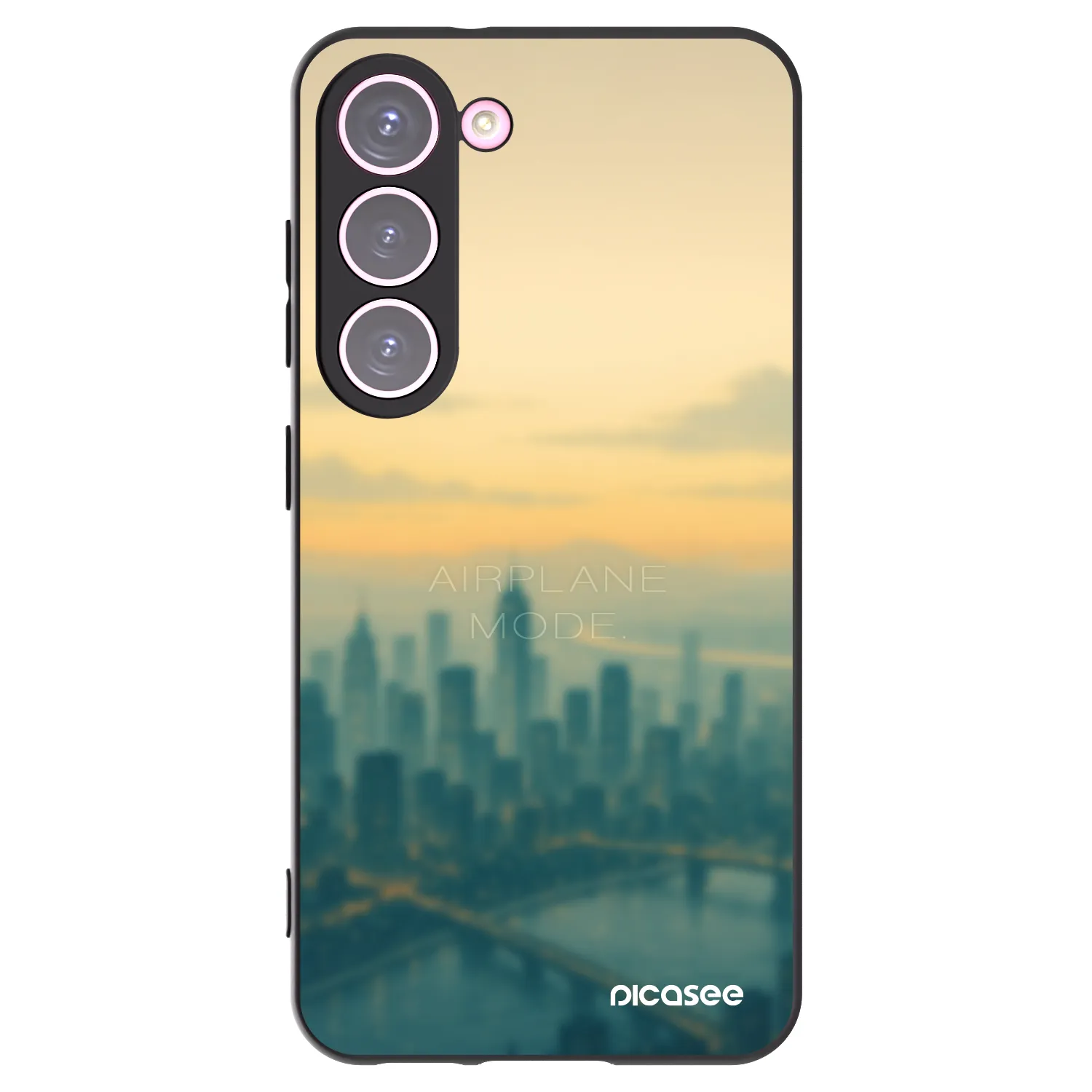 Picasee husă neagră din silicon pentru Samsung Galaxy S23 5G - Airplane mode