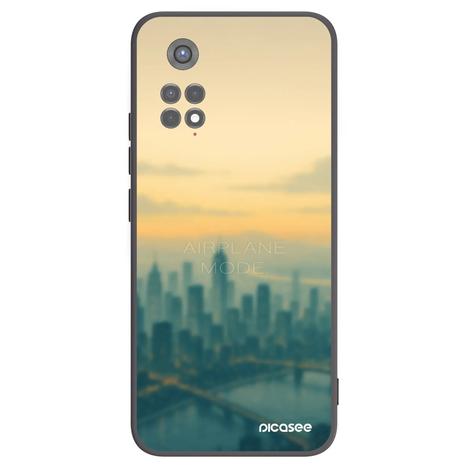 Picasee husă neagră din silicon pentru Xiaomi Redmi Note 11S 5G - Airplane mode