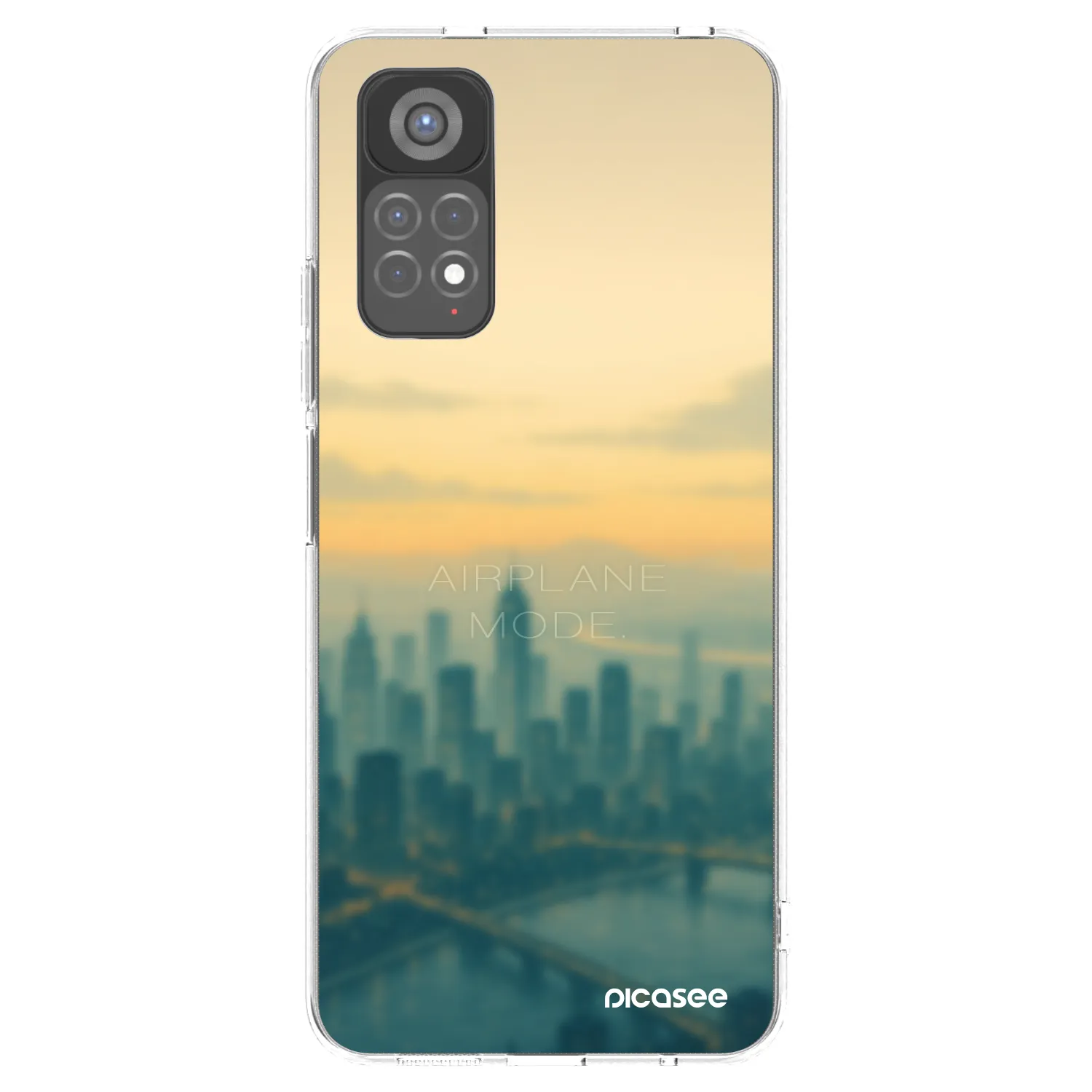 Picasee husă transparentă din silicon pentru Xiaomi Redmi Note 11S 5G - Airplane mode