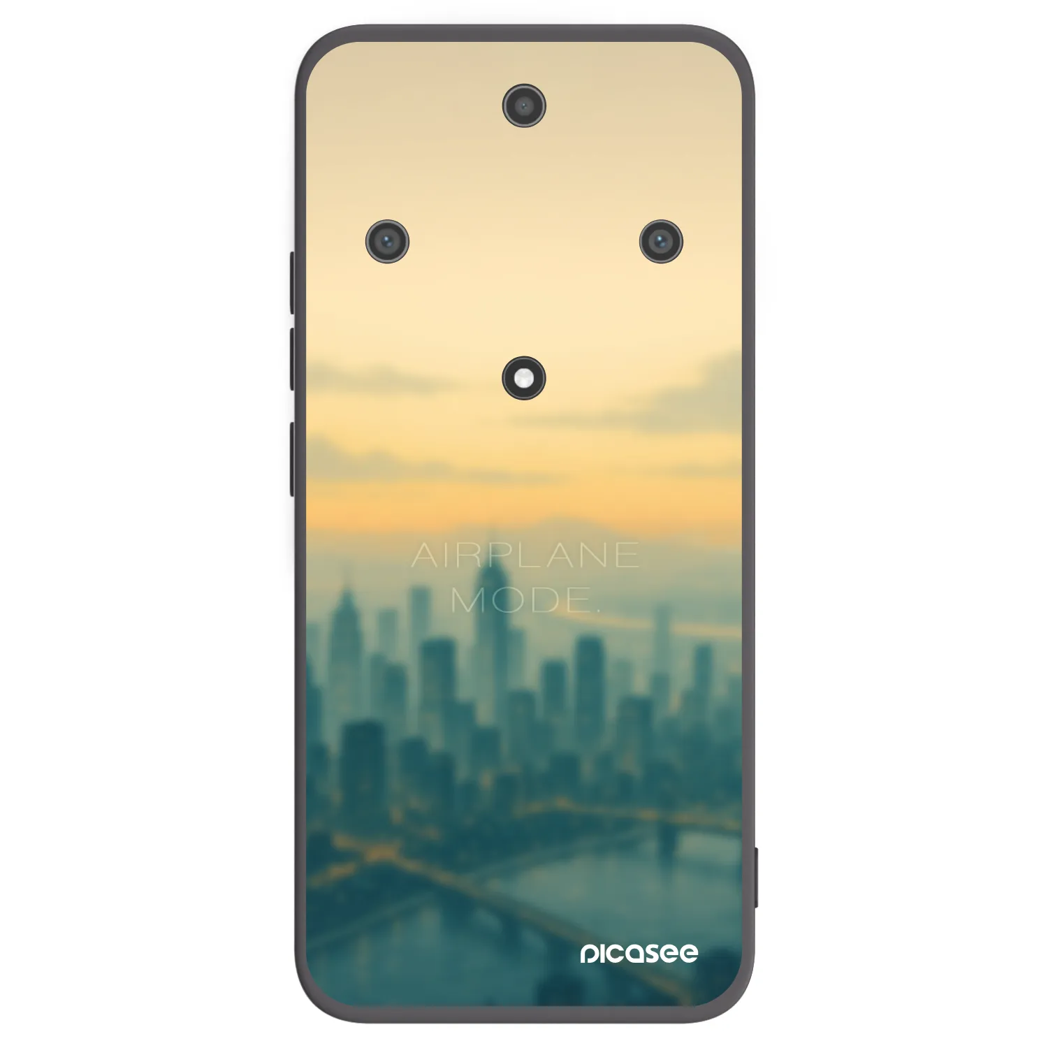 Picasee husă neagră din silicon pentru Honor Magic5 Lite 5G - Airplane mode