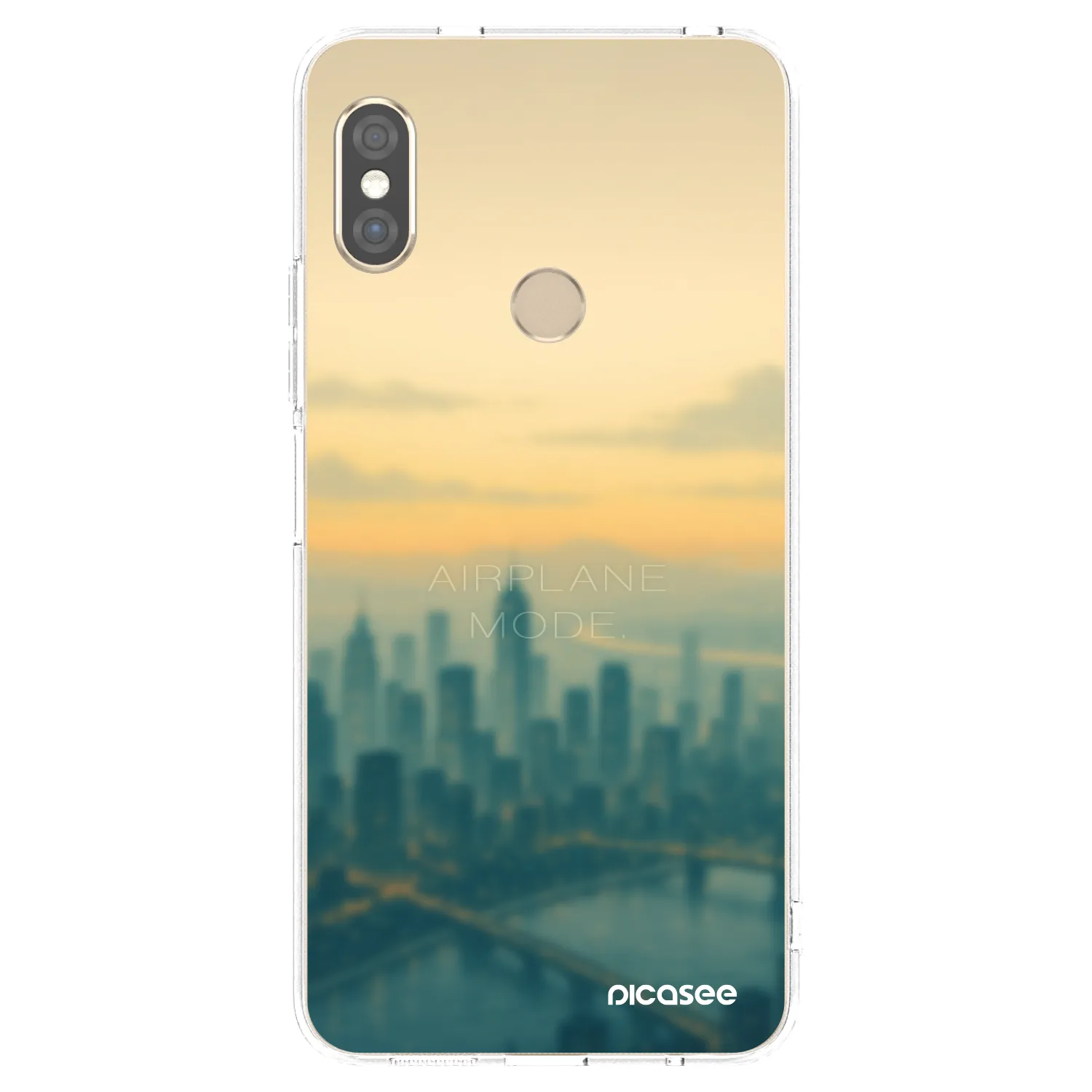 Picasee husă transparentă din silicon pentru Xiaomi Redmi Note 5 Global - Airplane mode