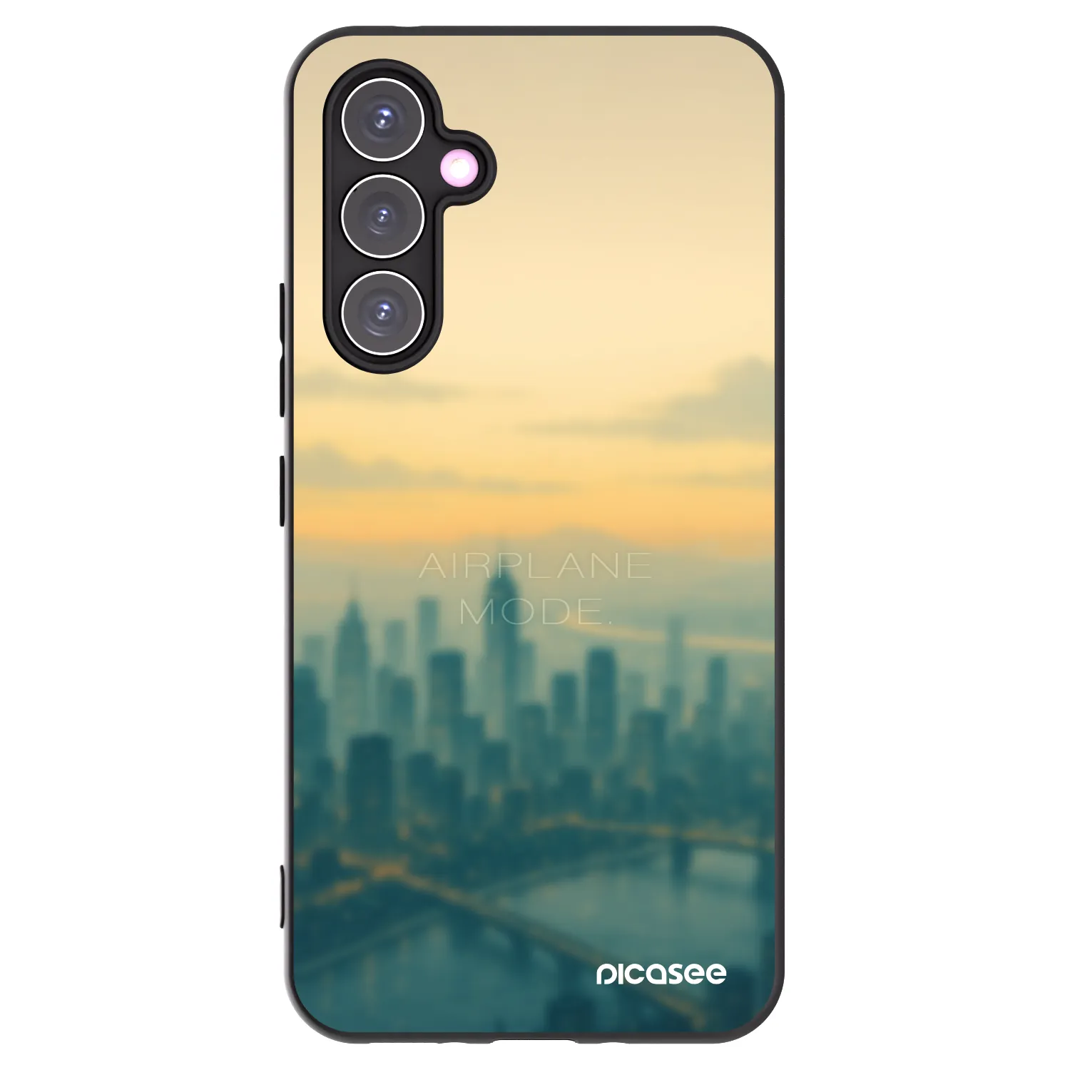 Picasee husă neagră din silicon pentru Samsung Galaxy A54 5G A546B - Airplane mode