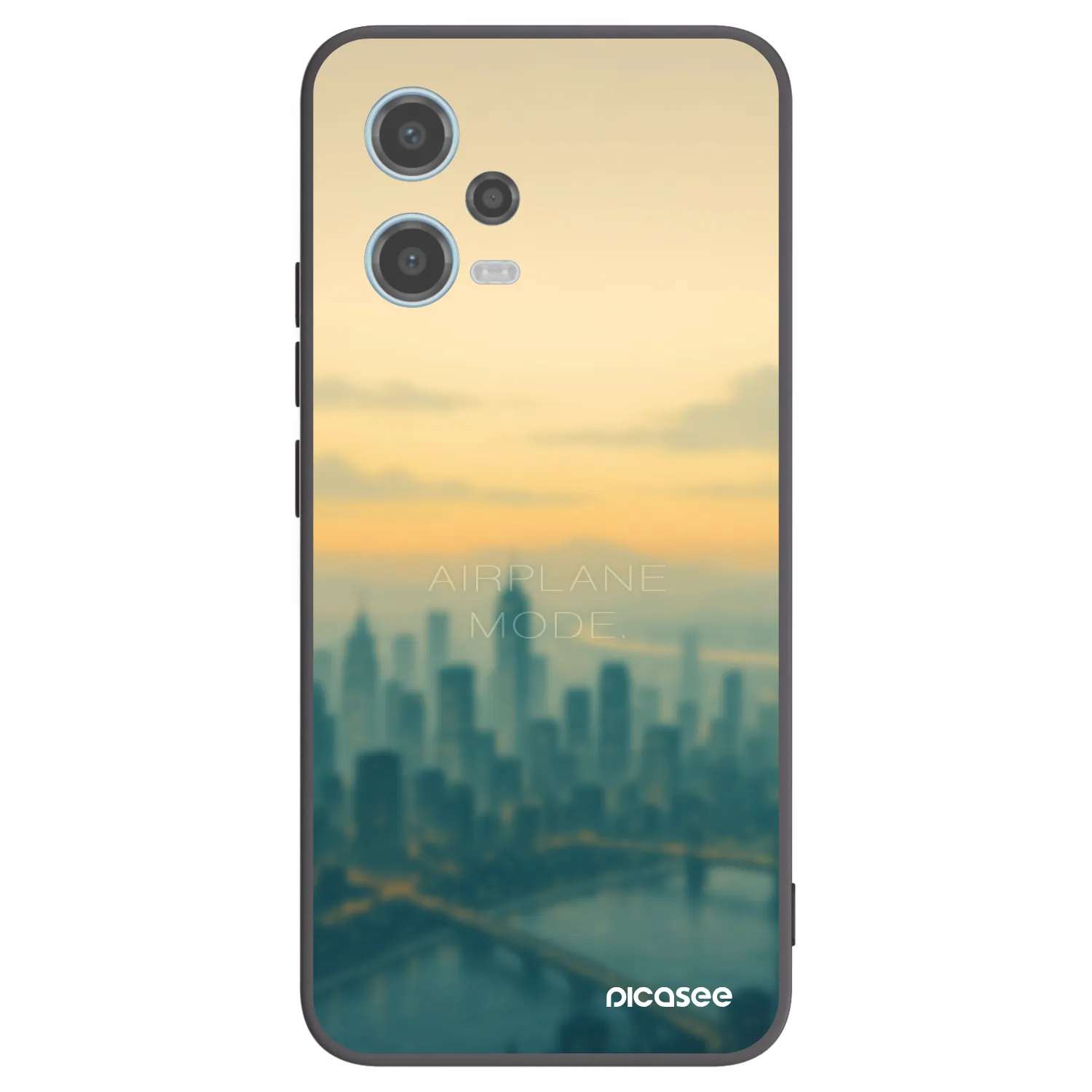 Picasee husă neagră din silicon pentru Xiaomi Redmi Note 12 5G - Airplane mode