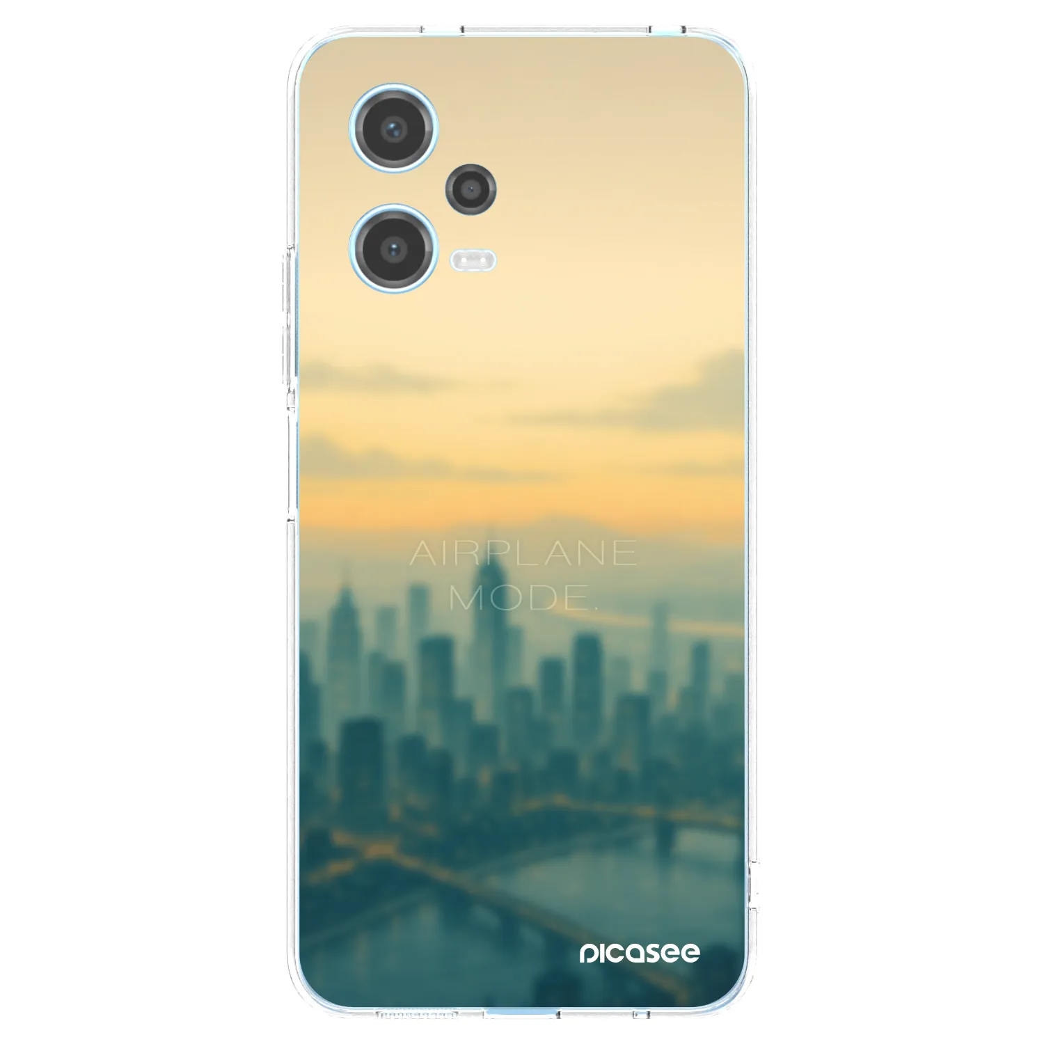 Picasee husă transparentă din silicon pentru Xiaomi Redmi Note 12 5G - Airplane mode