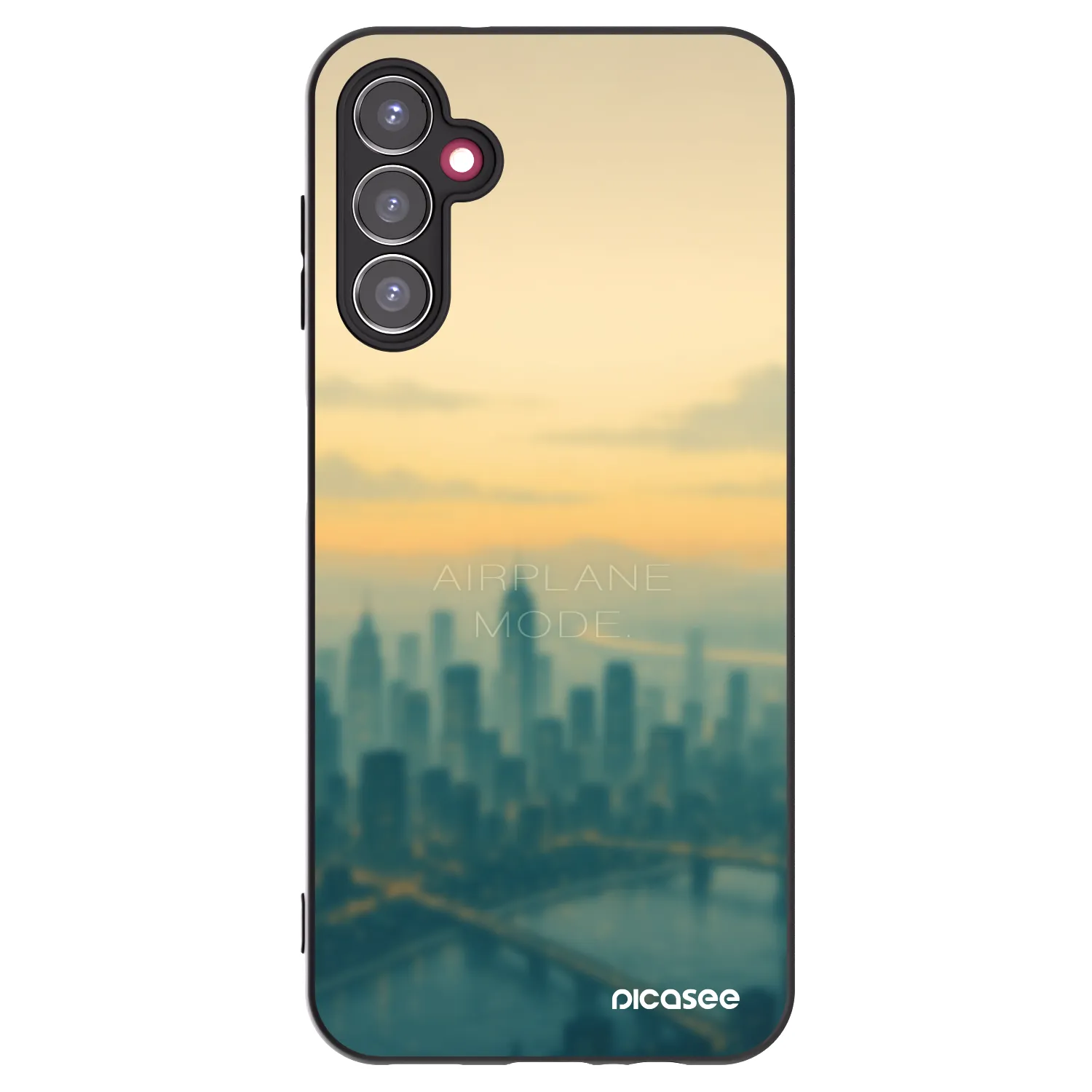 Picasee husă neagră din silicon pentru Samsung Galaxy A14 4G A145R - Airplane mode