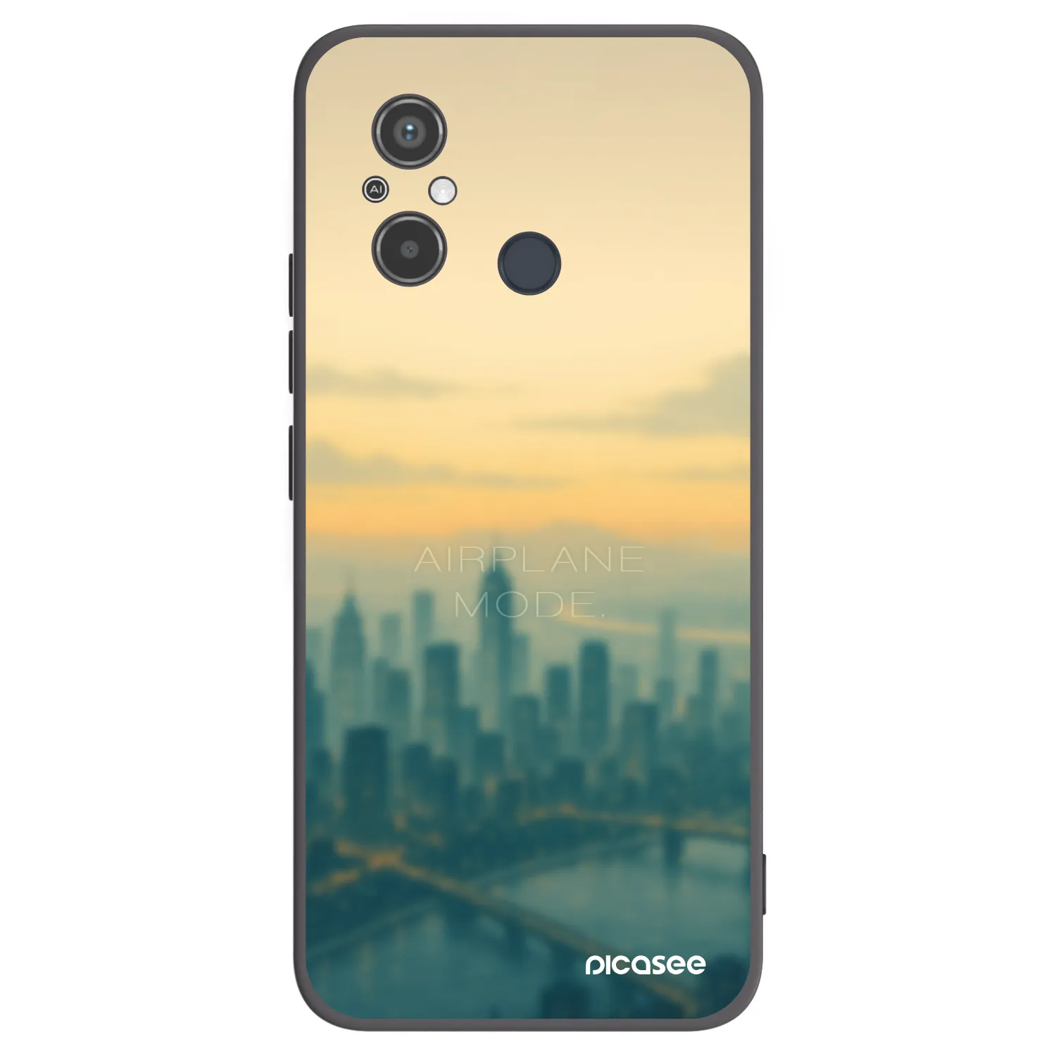 Picasee husă neagră din silicon pentru Xiaomi Redmi 12C - Airplane mode