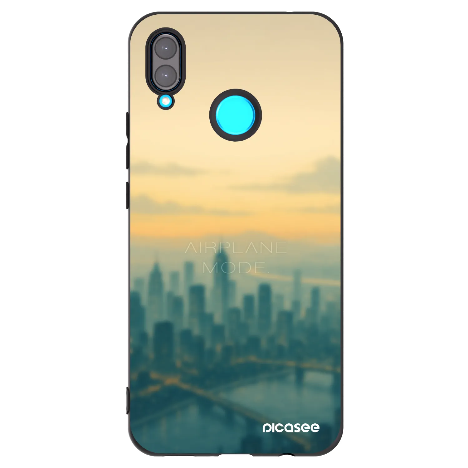 Picasee husă neagră din silicon pentru Huawei Nova 3i - Airplane mode