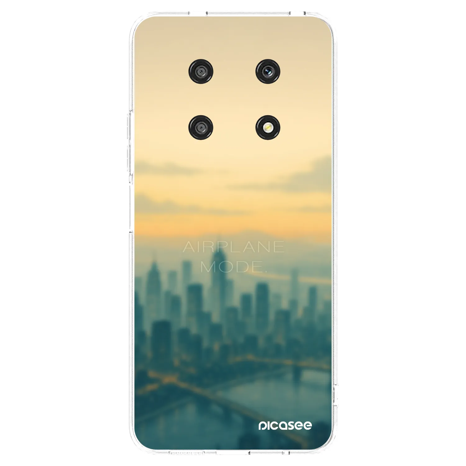 Picasee husă transparentă din silicon pentru Honor Magic4 Lite 5G - Airplane mode