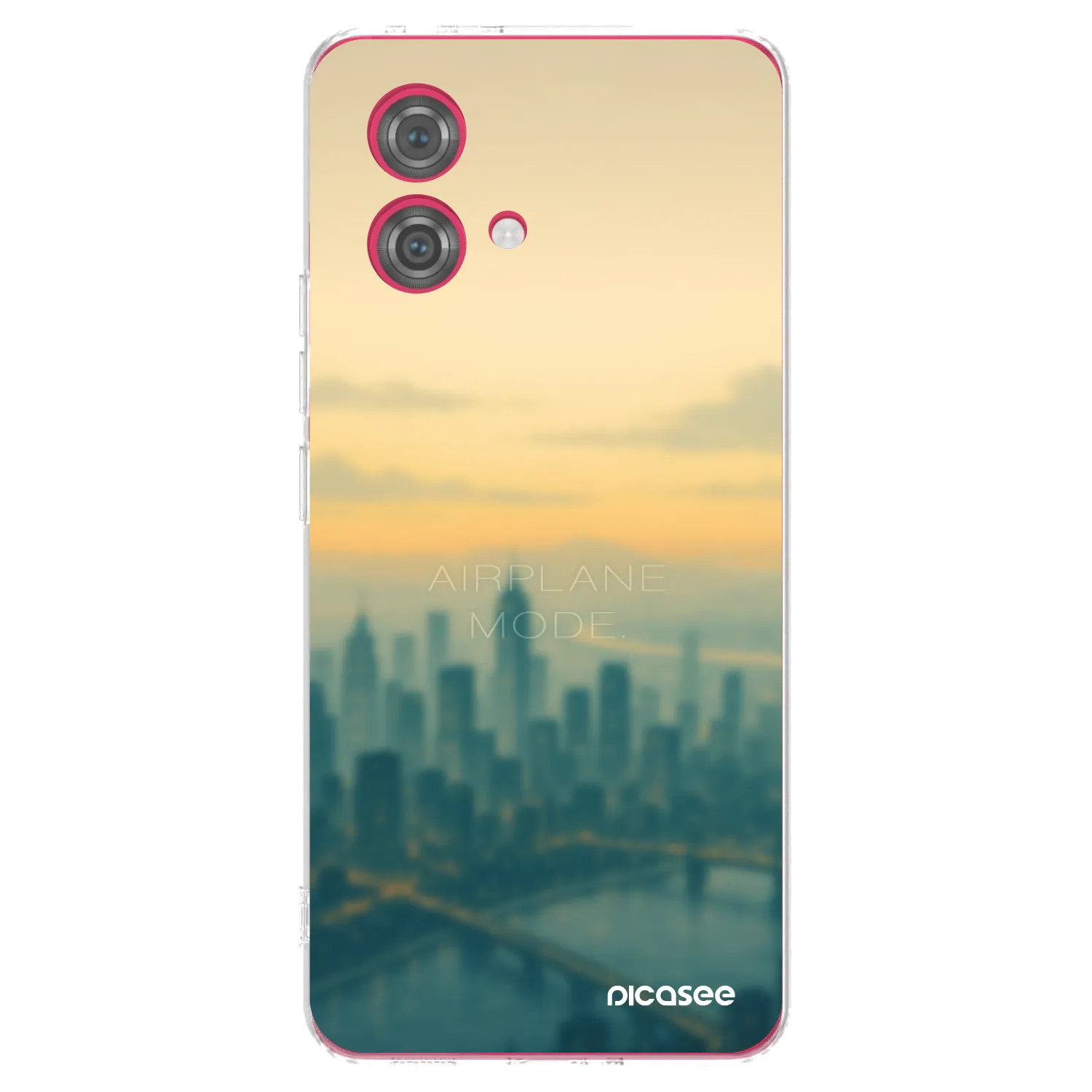 Picasee husă transparentă din silicon pentru Motorola Moto G84 5G - Airplane mode