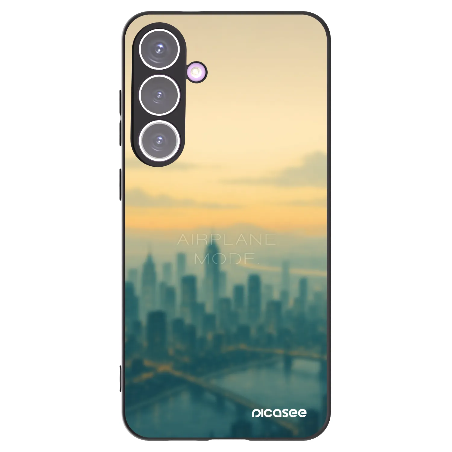 Picasee husă neagră din silicon pentru Samsung Galaxy S24+ S926B 5G - Airplane mode