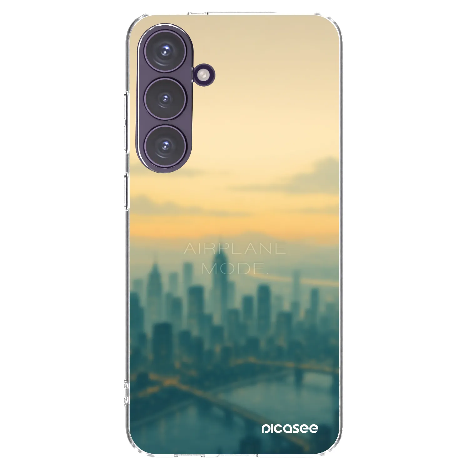 Picasee husă transparentă din silicon pentru Samsung Galaxy S24+ S926B 5G - Airplane mode