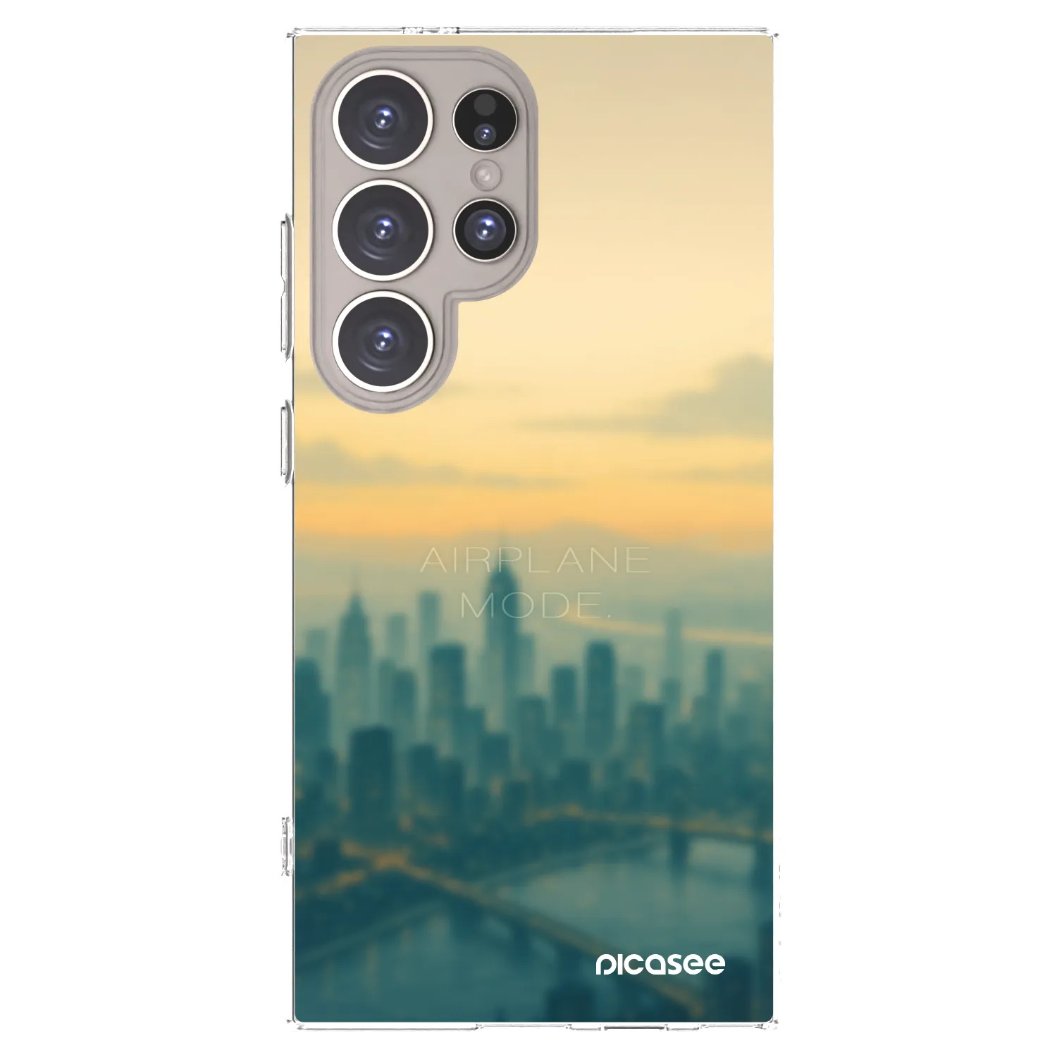 Picasee husă transparentă din silicon pentru Samsung Galaxy S24 Ultra S928B 5G - Airplane mode