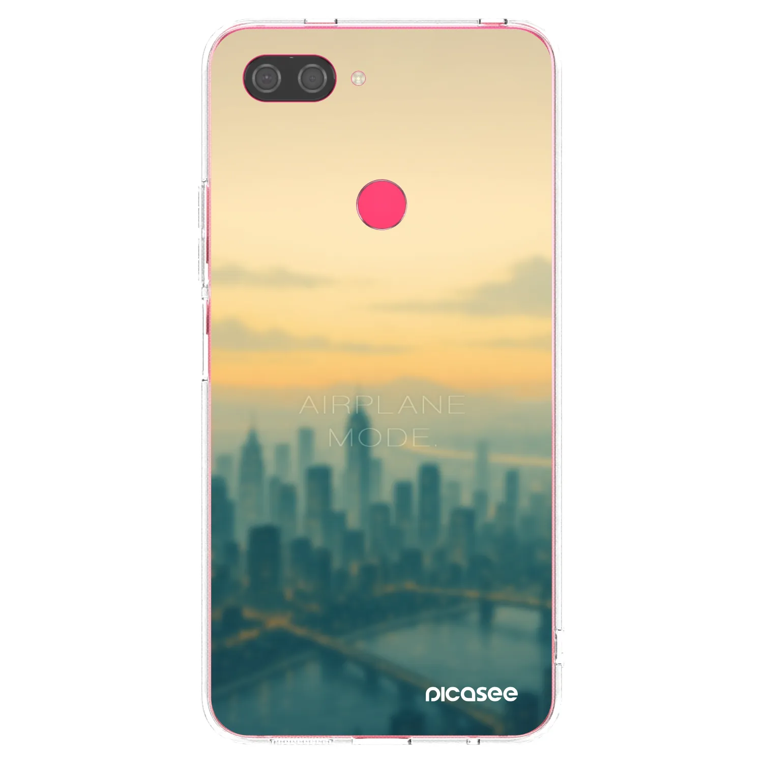 Picasee husă transparentă din silicon pentru Xiaomi Mi 8 Lite - Airplane mode