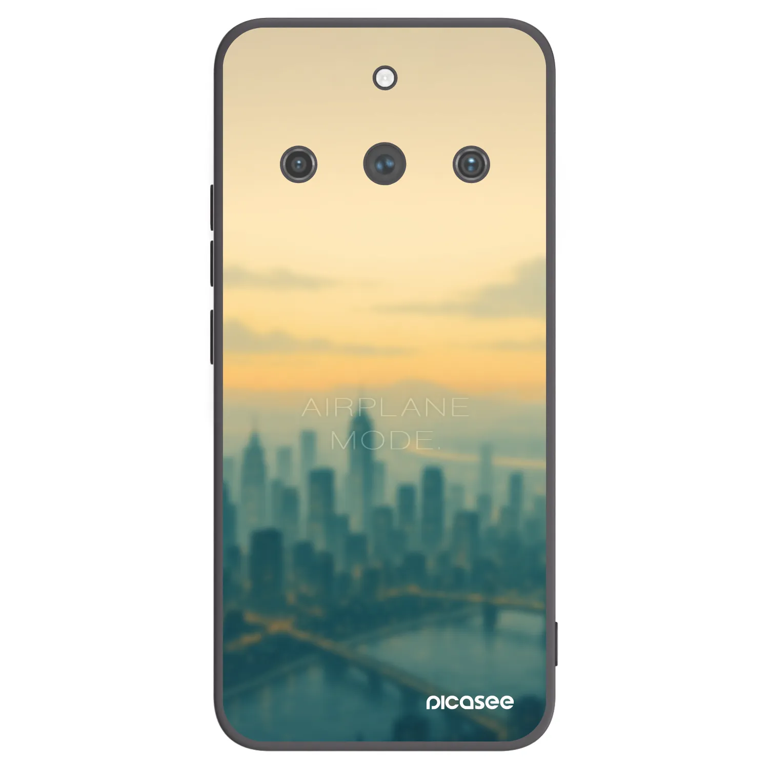 Picasee husă neagră din silicon pentru Realme 11 Pro+ - Airplane mode