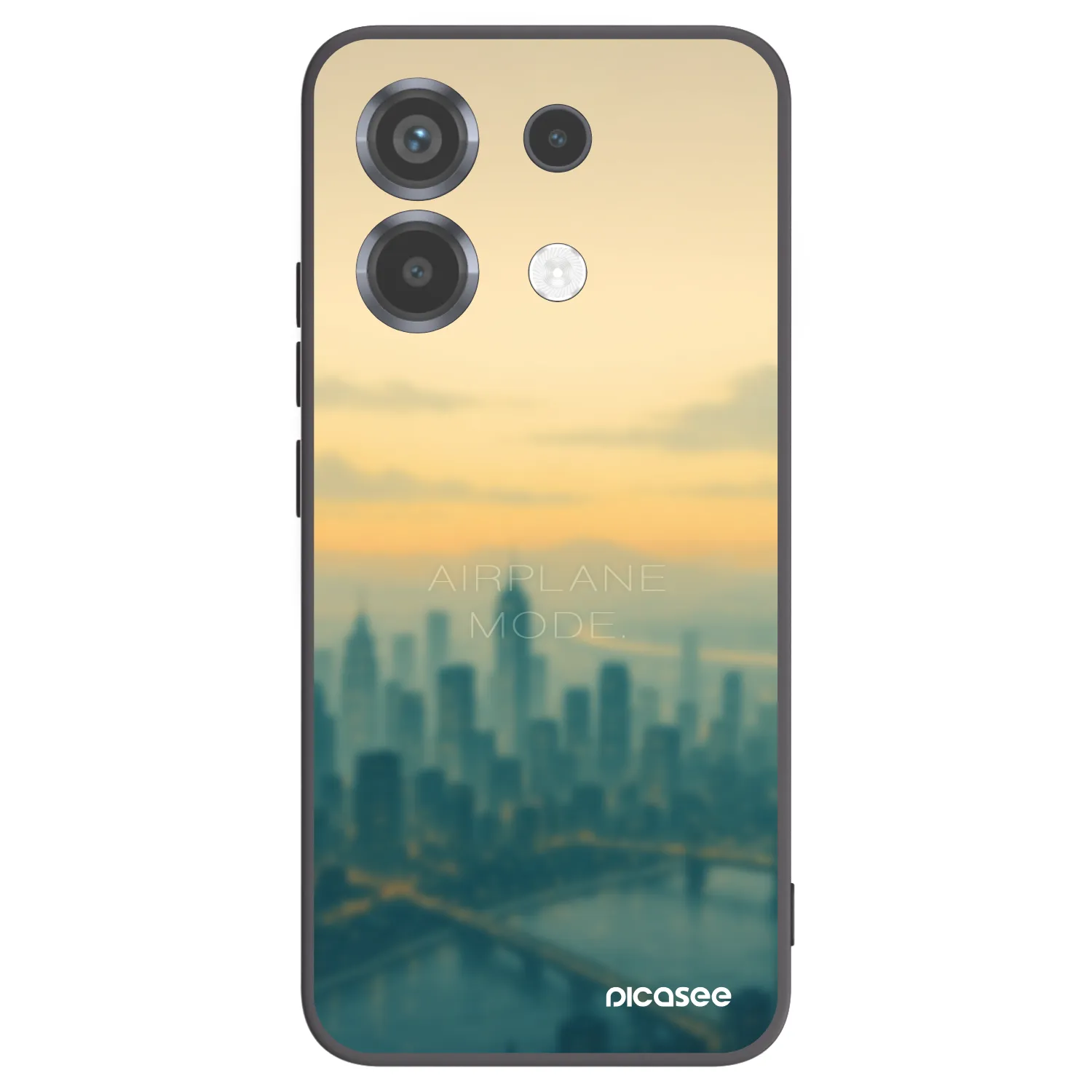 Picasee husă neagră din silicon pentru Xiaomi Poco X6 - Airplane mode