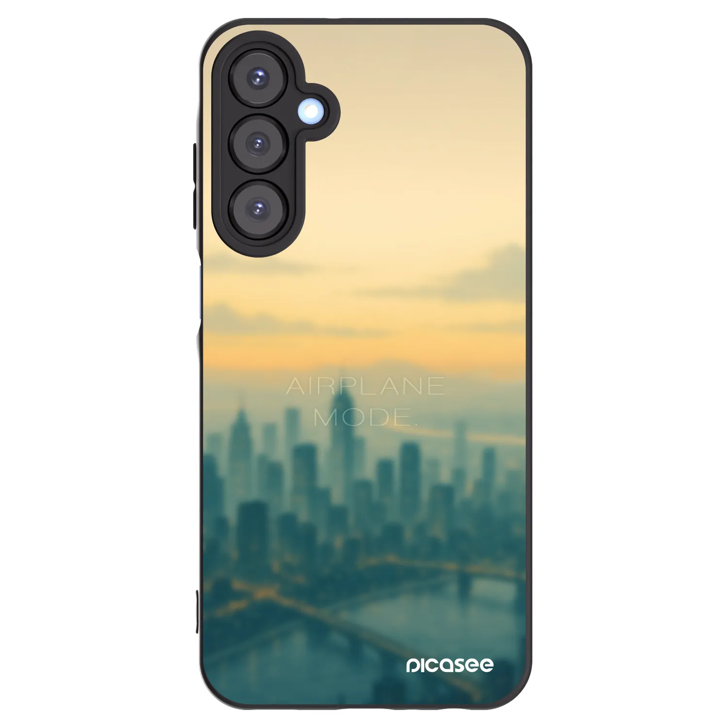 Picasee husă neagră din silicon pentru Samsung Galaxy A25 A256B 5G - Airplane mode