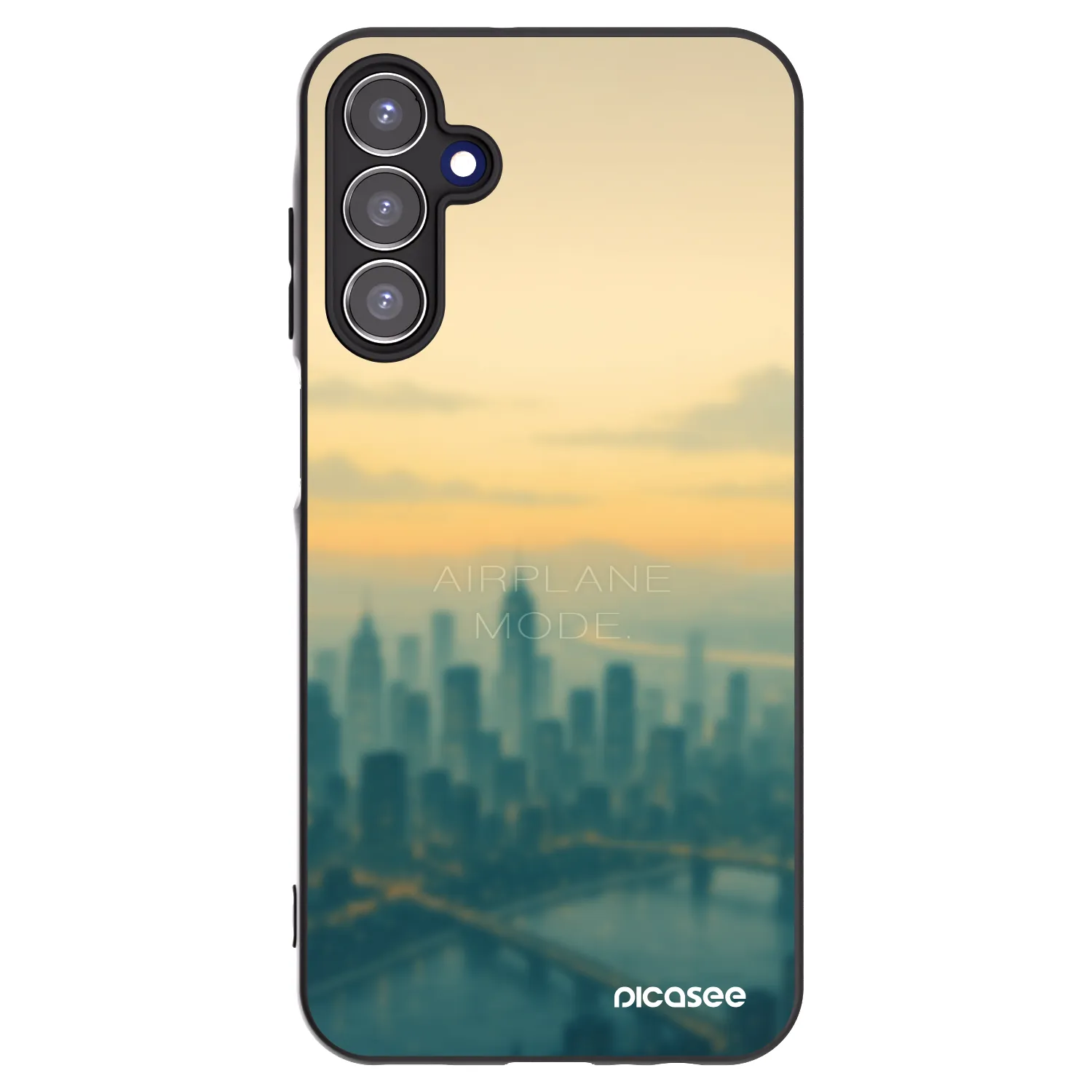 Picasee husă neagră din silicon pentru Samsung Galaxy A15 A156B 5G - Airplane mode