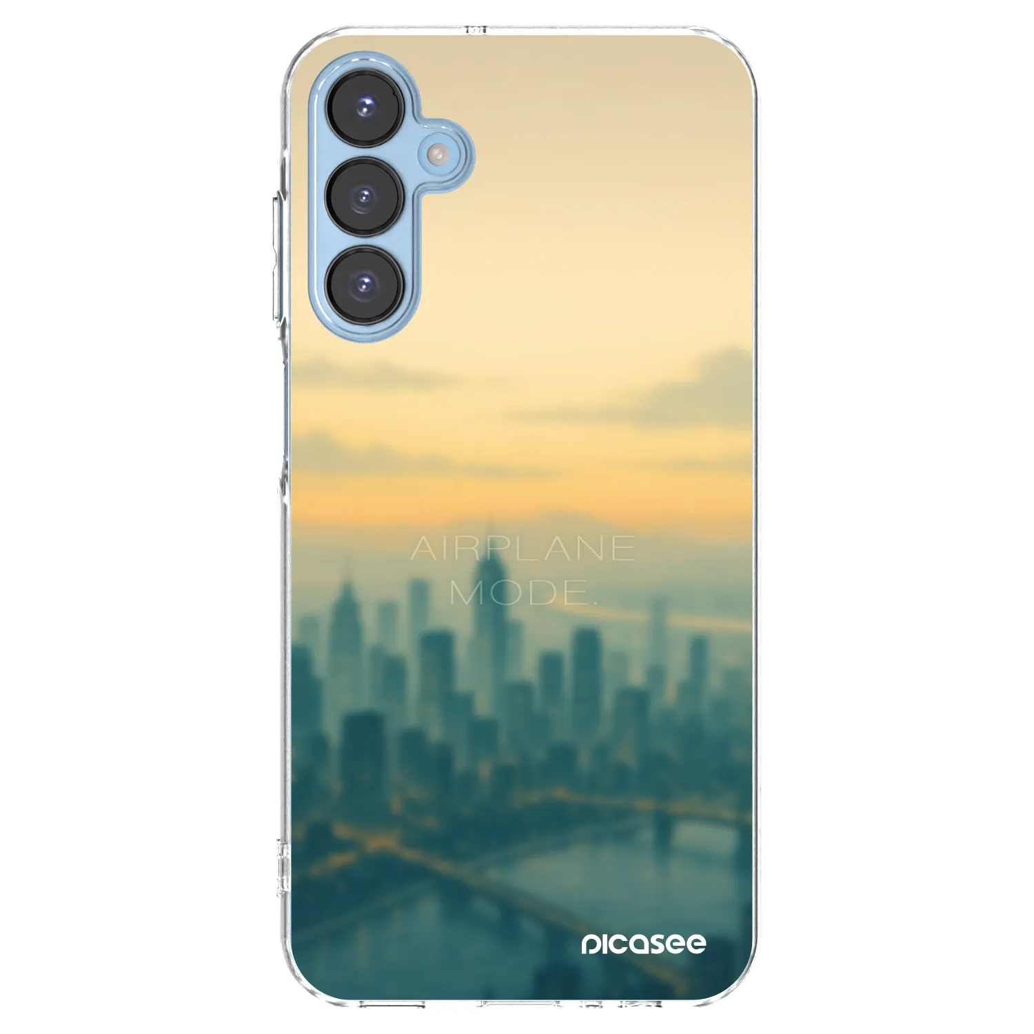 Picasee husă transparentă din silicon pentru Samsung Galaxy A15 A156B 5G - Airplane mode