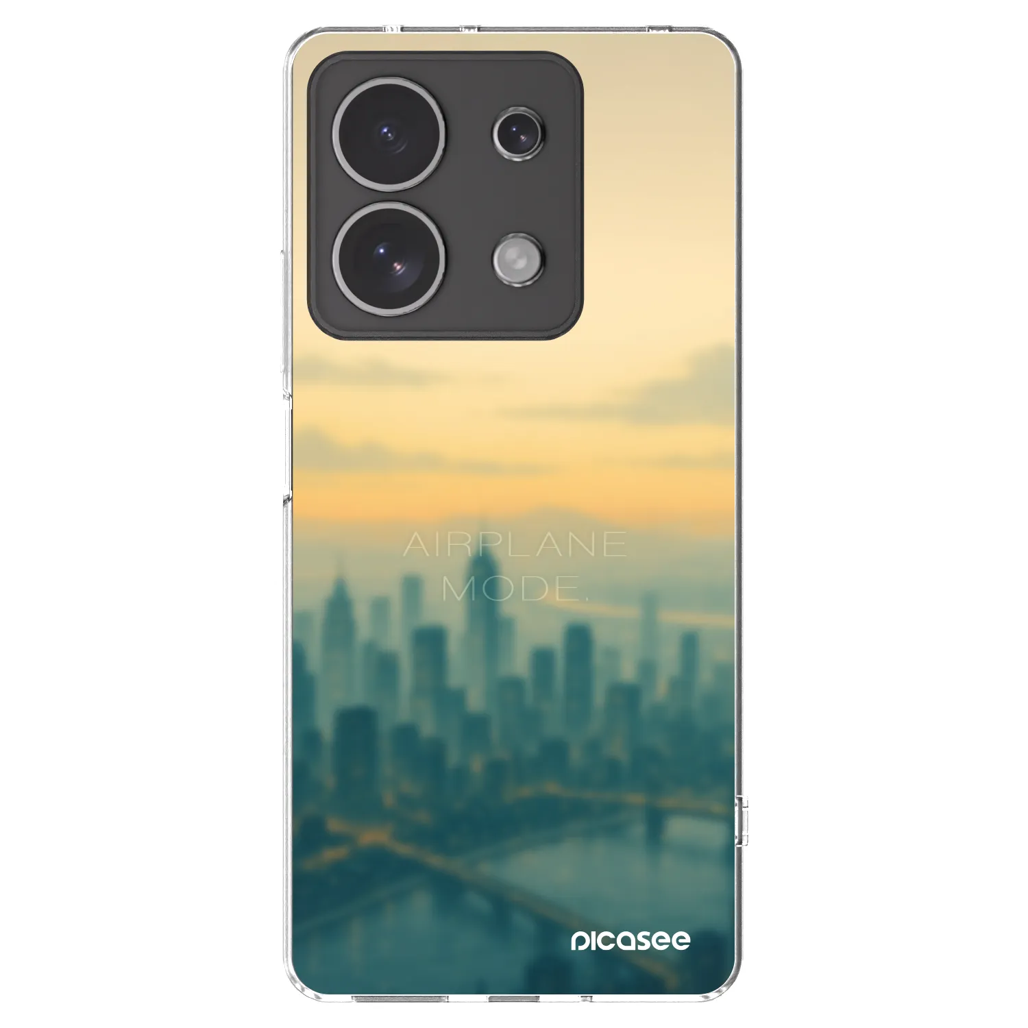 Picasee husă transparentă din silicon pentru Xiaomi Redmi Note 13 4G - Airplane mode