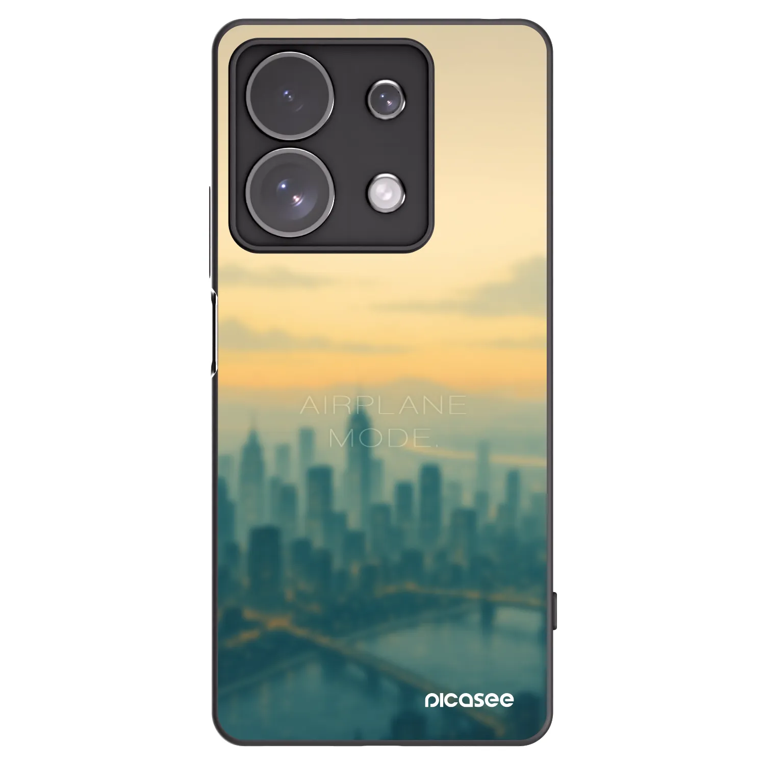 Picasee husă neagră din silicon pentru Xiaomi Redmi Note 13 Pro 4G - Airplane mode