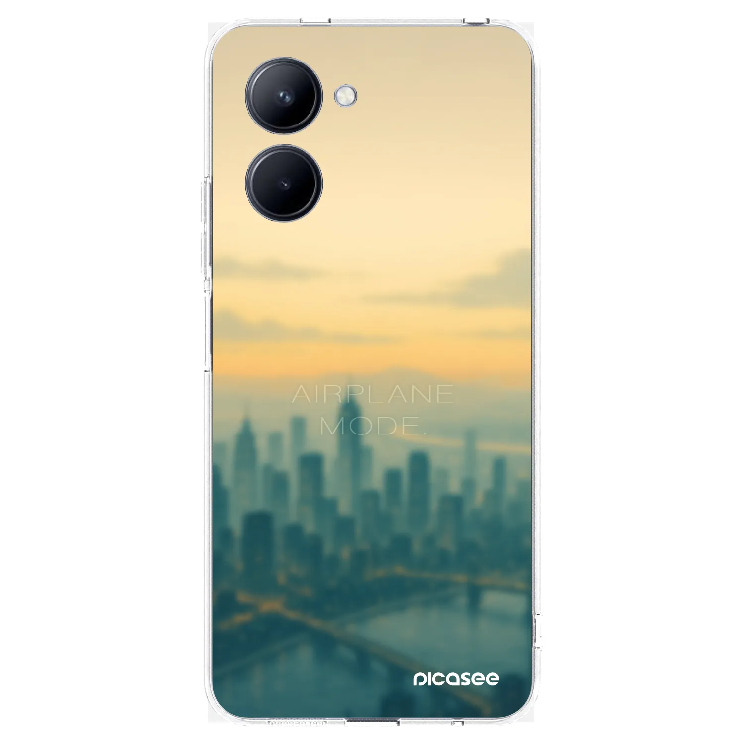 Picasee husă transparentă din silicon pentru Realme C33 (2023) - Airplane mode