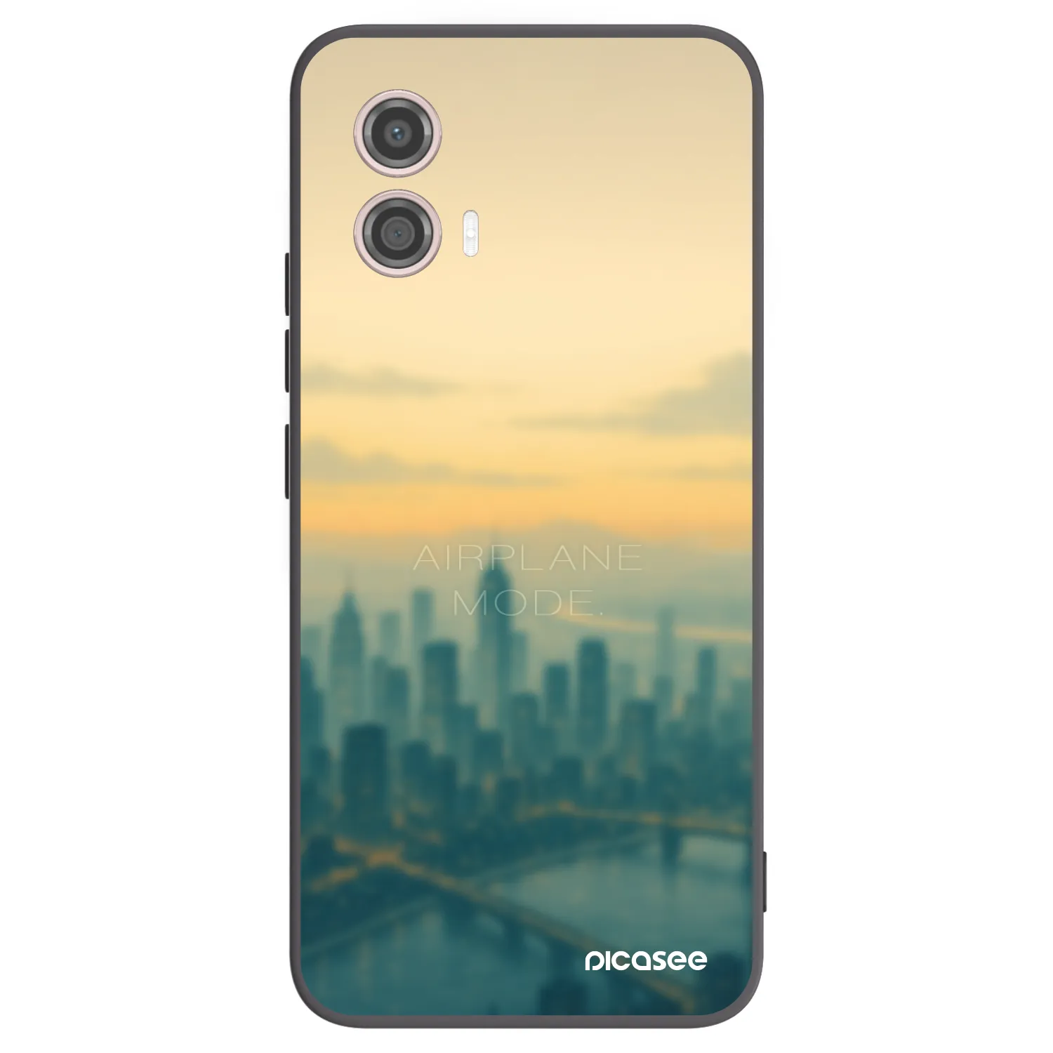 Picasee husă neagră din silicon pentru Motorola Moto G53 5G - Airplane mode
