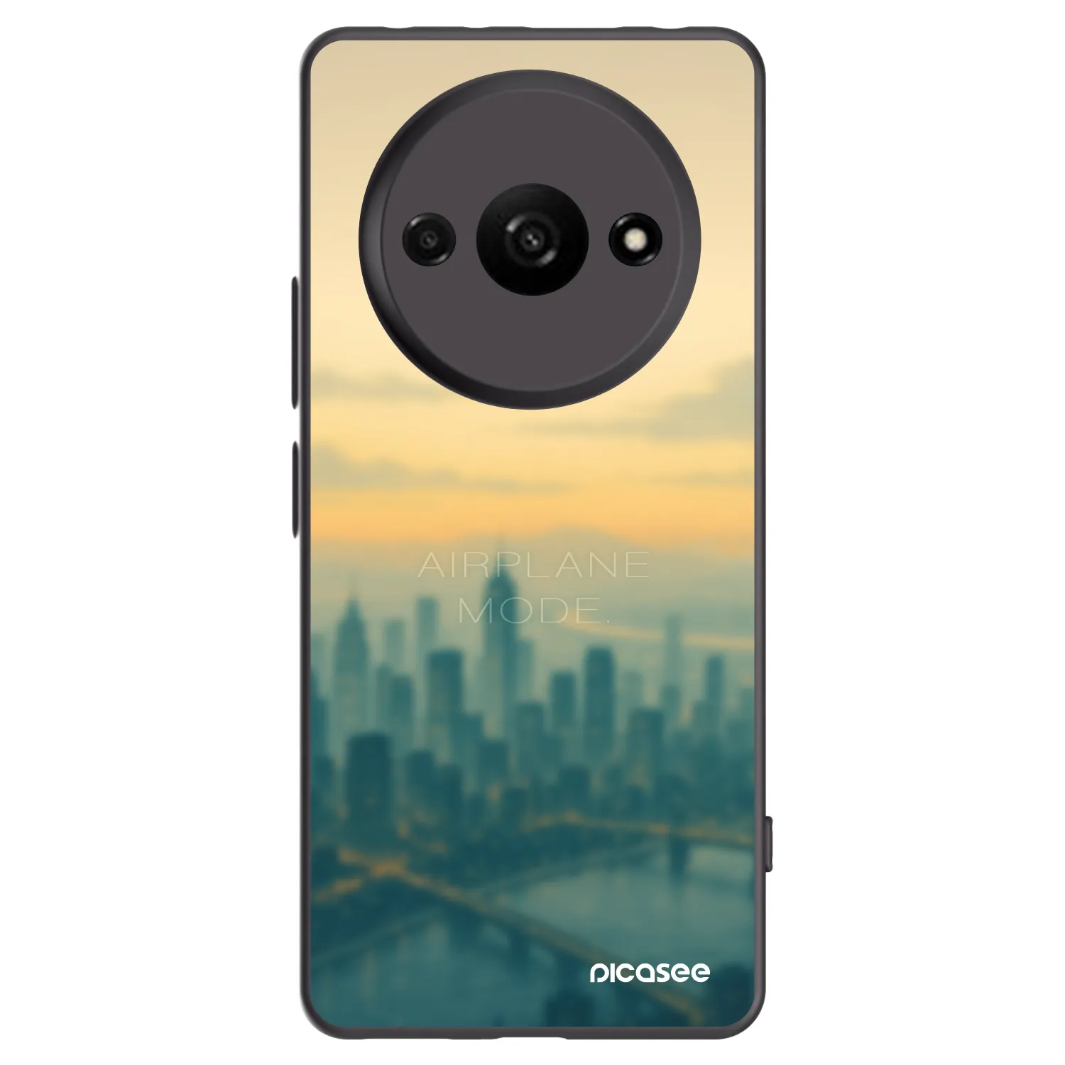 Picasee husă neagră din silicon pentru Xiaomi Redmi A3 - Airplane mode