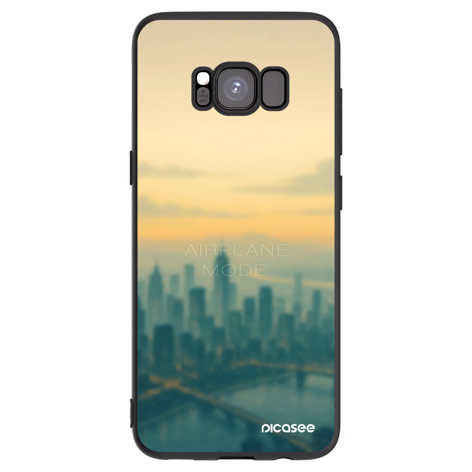 Picasee husă neagră din silicon pentru Samsung Galaxy S8 G950F - Airplane mode