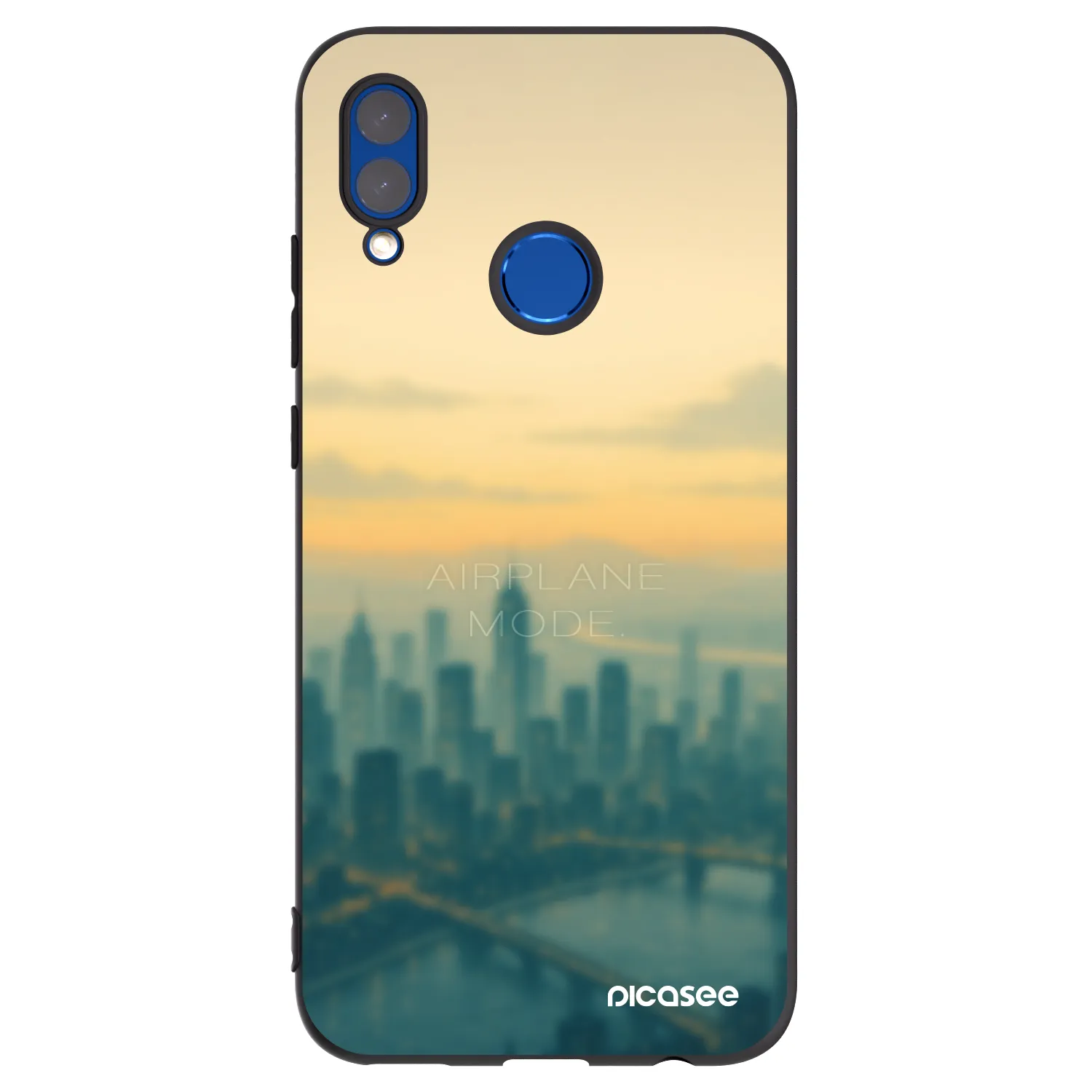 Picasee husă neagră din silicon pentru Huawei P Smart 2019 - Airplane mode
