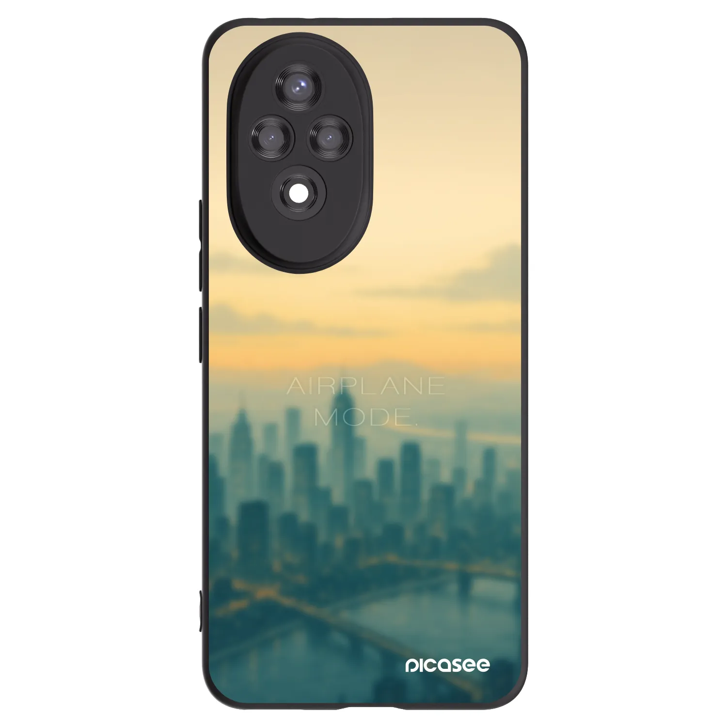 Picasee husă neagră din silicon pentru Honor 200 Pro 5G - Airplane mode