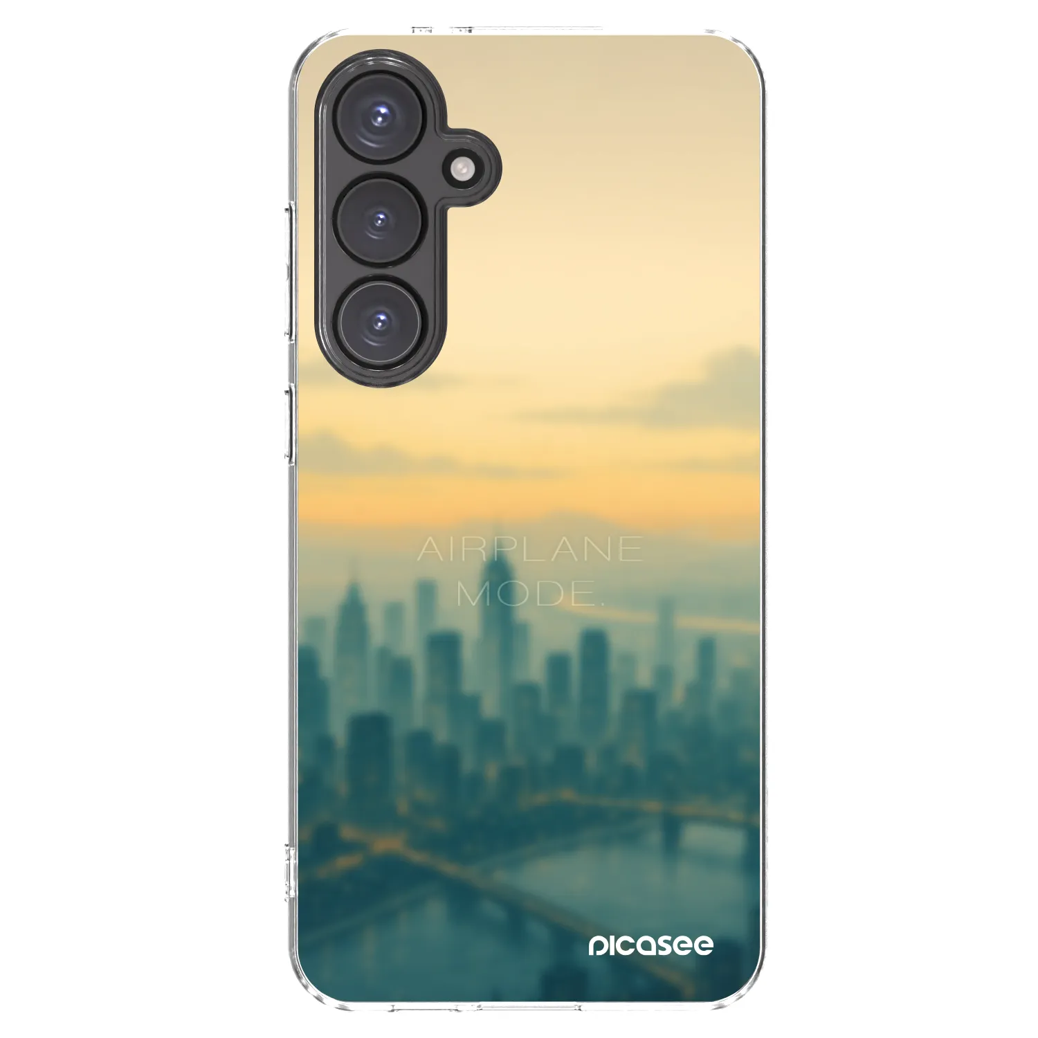 Picasee husă transparentă din silicon pentru Samsung Galaxy S24 FE S721B - Airplane mode