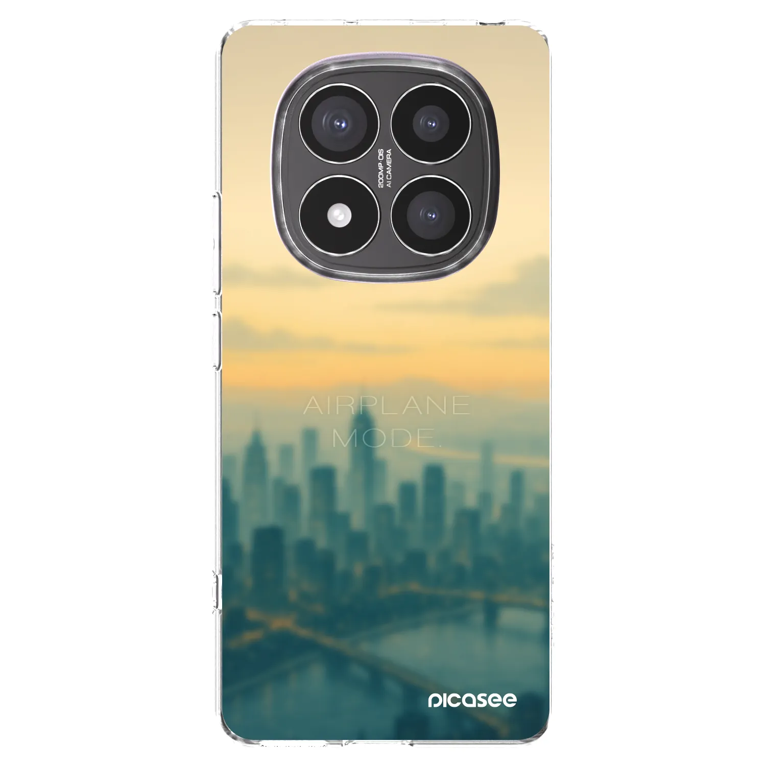 Picasee husă transparentă din silicon pentru Xiaomi Redmi Note 14 Pro+ 5G - Airplane mode