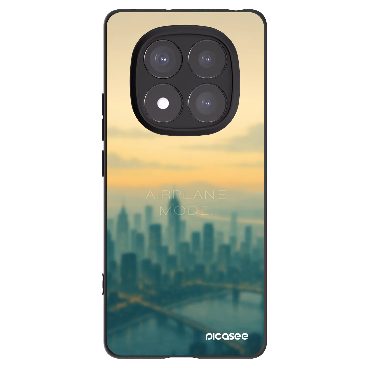 Picasee husă neagră din silicon pentru Xiaomi Redmi Note 14 Pro 5G - Airplane mode