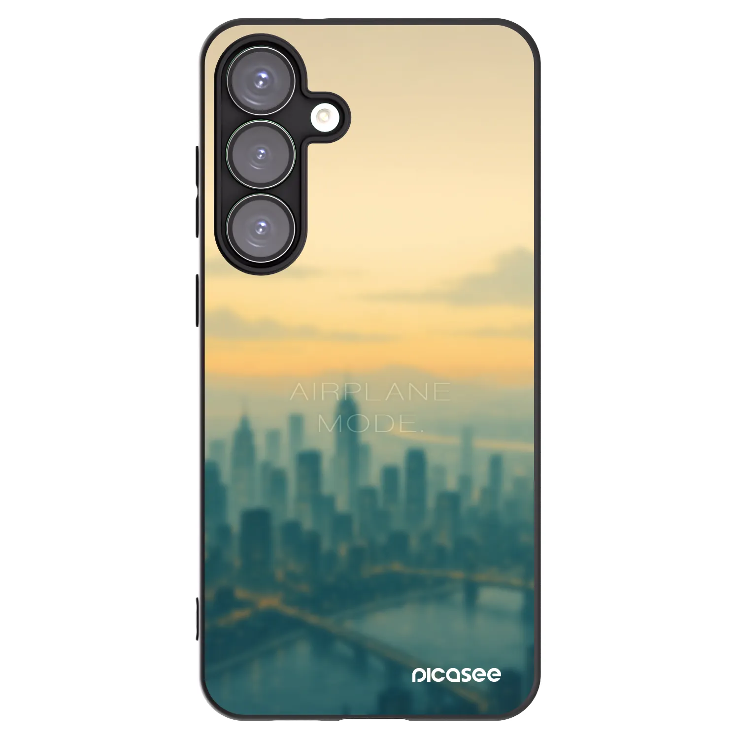 Picasee husă neagră din silicon pentru Samsung Galaxy S25+ 5G - Airplane mode