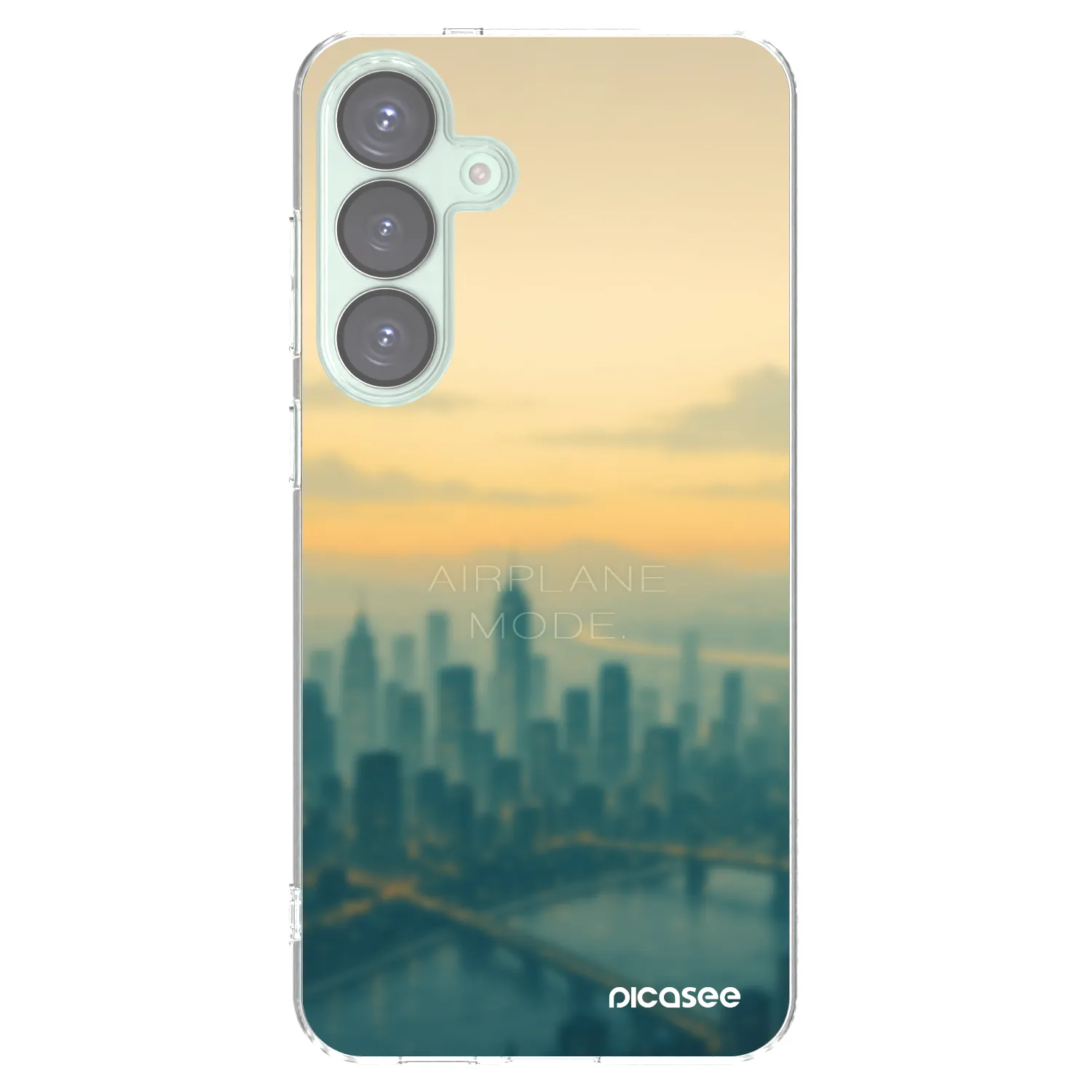 Picasee husă transparentă din silicon pentru Samsung Galaxy S25+ 5G - Airplane mode