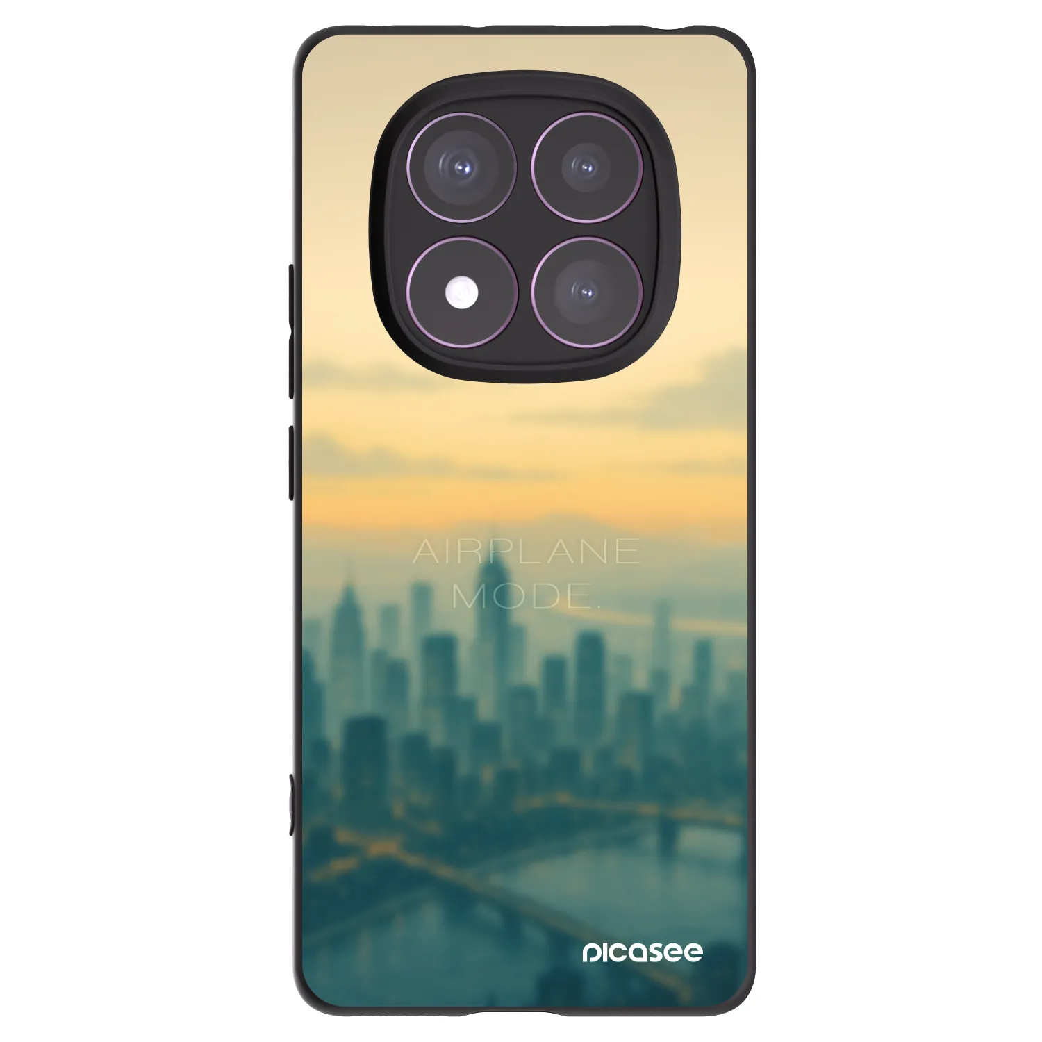 Picasee husă neagră din silicon pentru Xiaomi Redmi Note 14 Pro 4G - Airplane mode