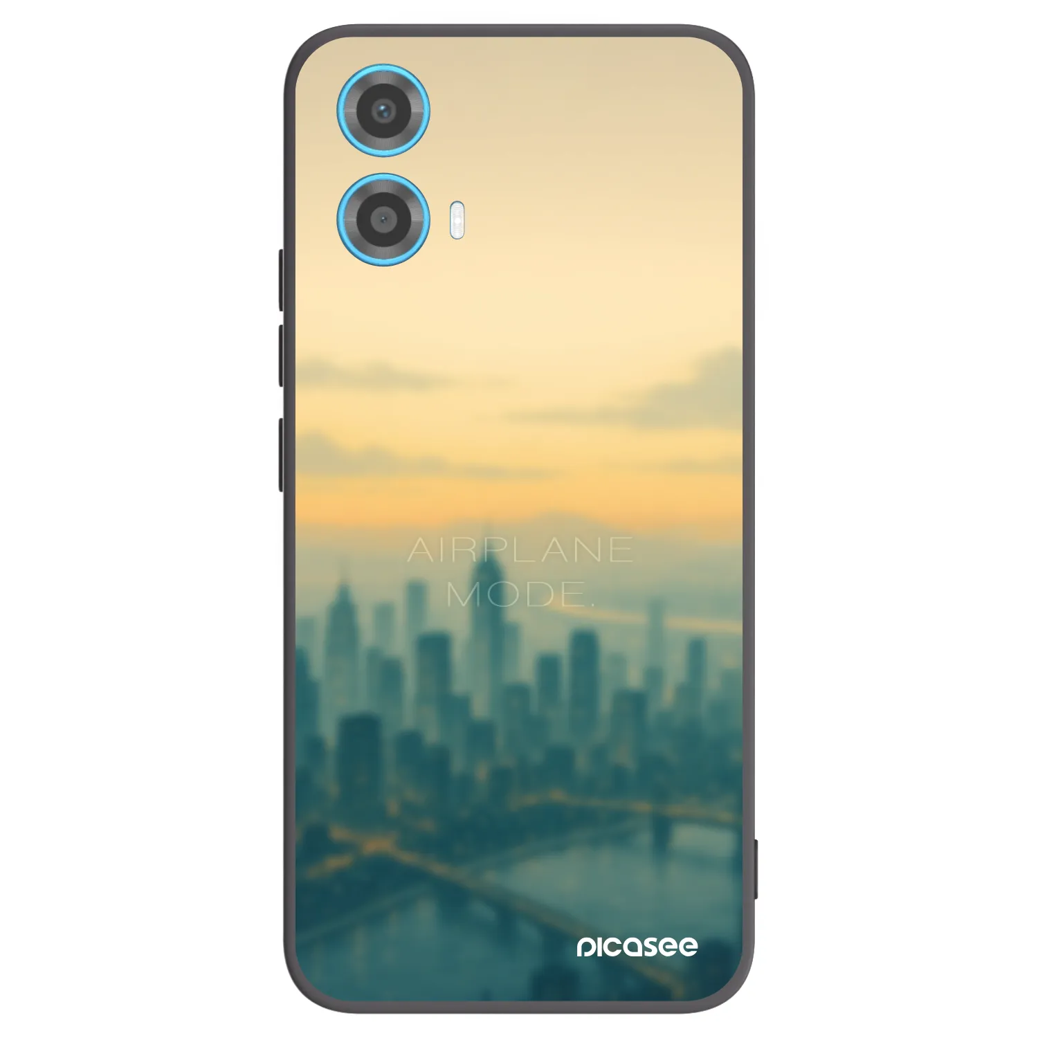 Picasee husă neagră din silicon pentru Motorola Moto G34 5G - Airplane mode