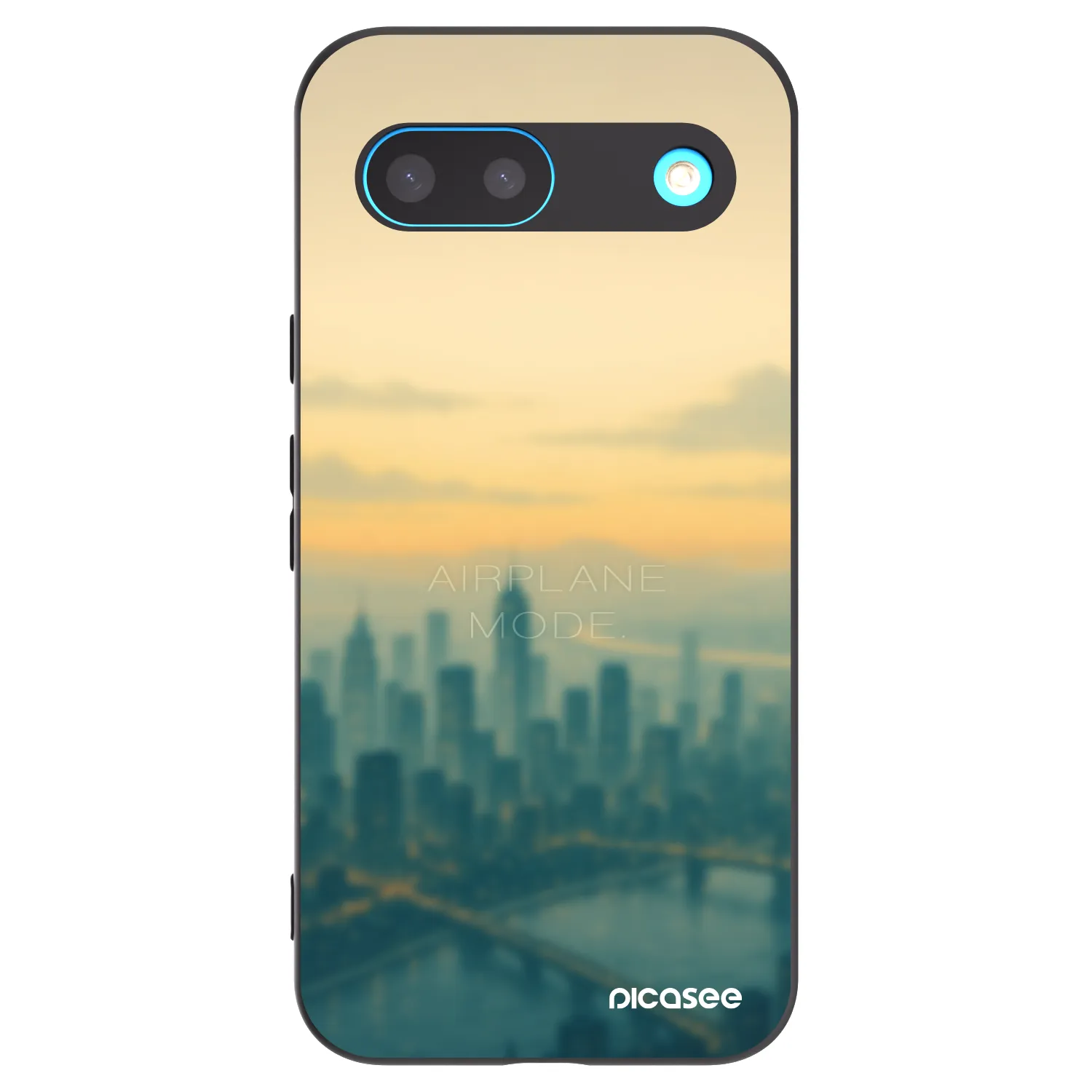 Picasee husă neagră din silicon pentru Google Pixel 8 - Airplane mode