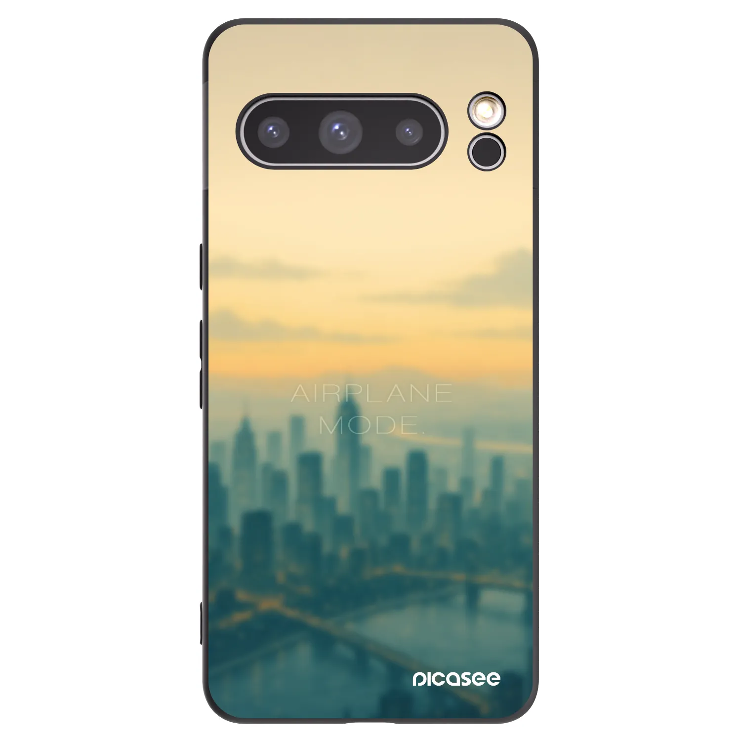 Picasee husă neagră din silicon pentru Google Pixel 8 Pro - Airplane mode