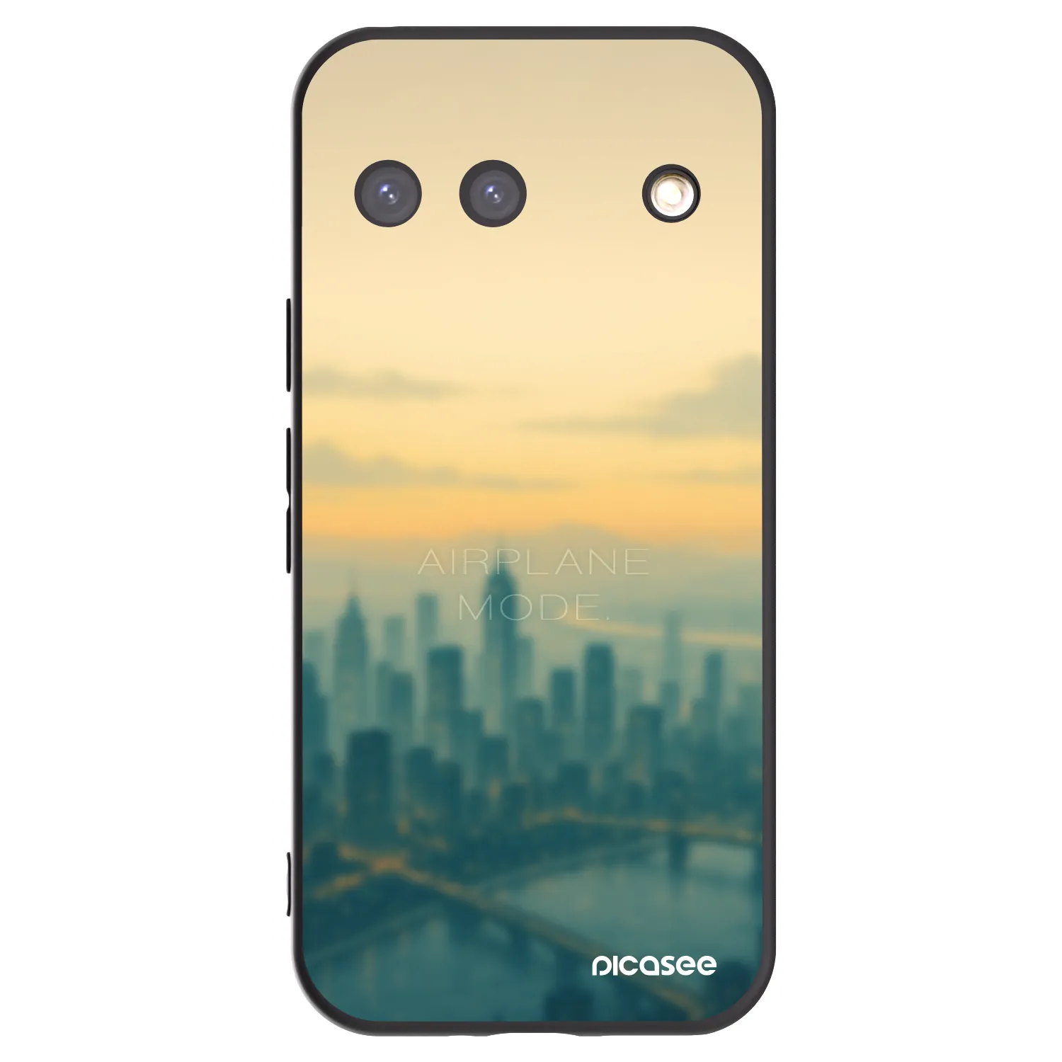 Picasee husă neagră din silicon pentru Google Pixel 9 - Airplane mode