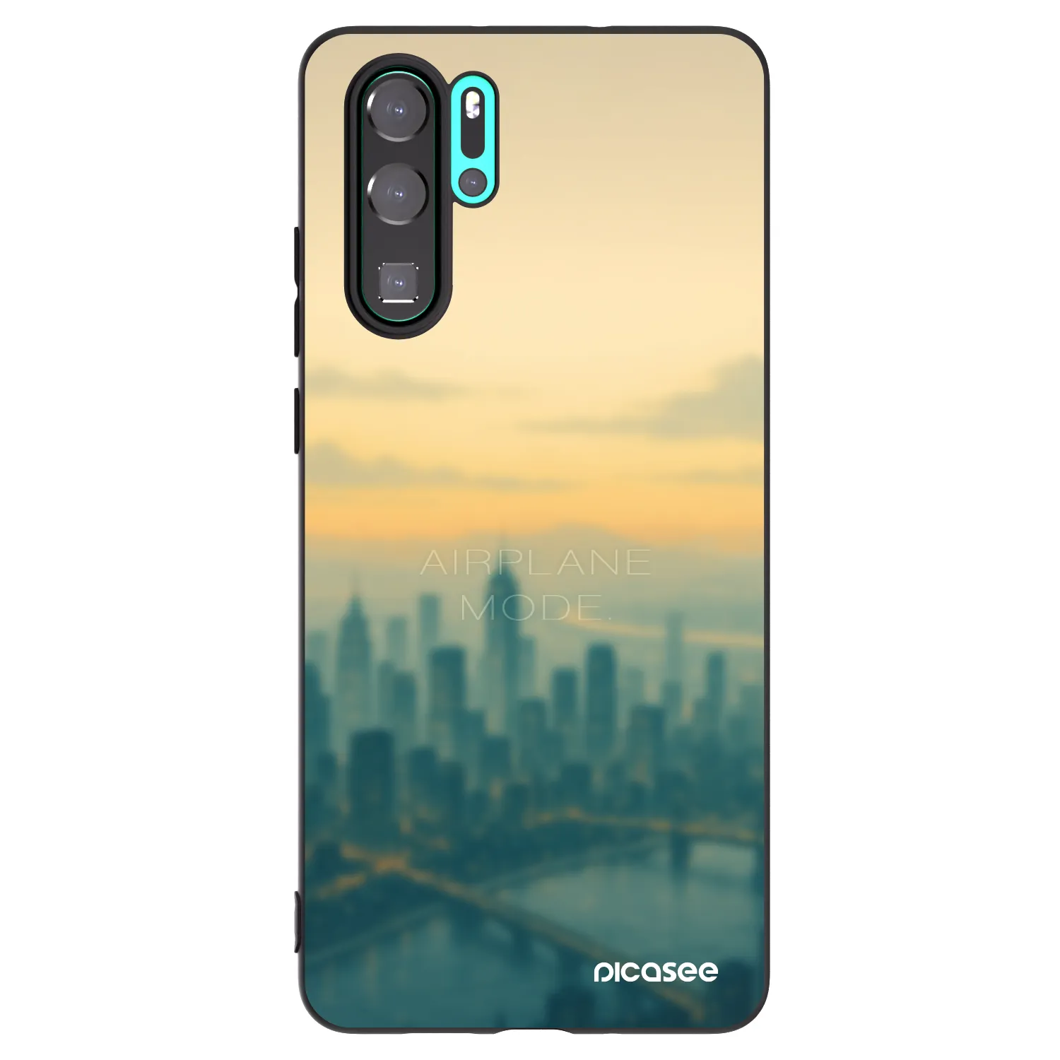 Picasee husă neagră din silicon pentru Huawei P30 Pro - Airplane mode