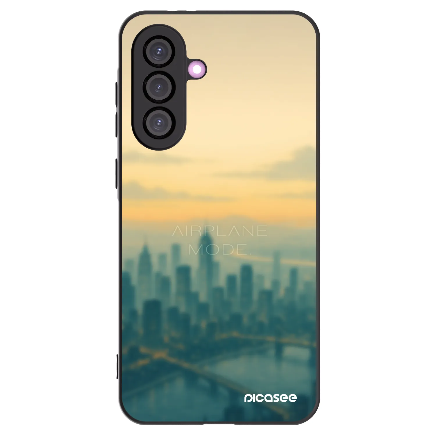 Picasee husă neagră din silicon pentru Samsung Galaxy A36 5G - Airplane mode