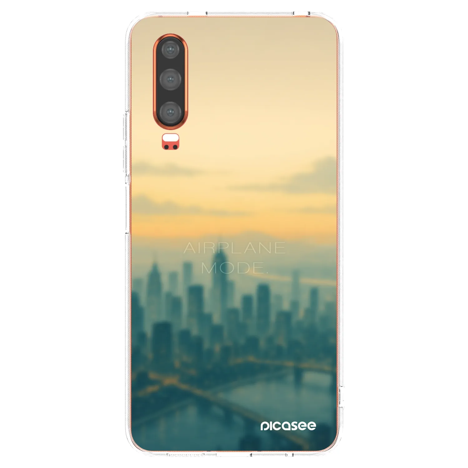 Picasee husă transparentă din silicon pentru Huawei P30 - Airplane mode
