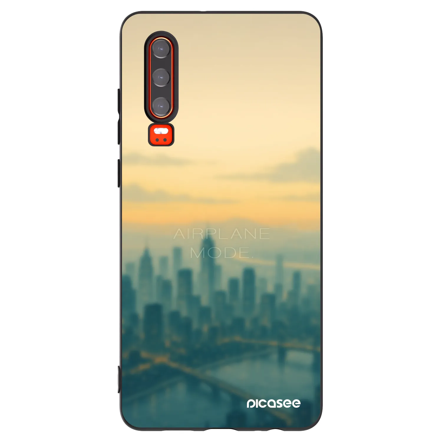 Picasee husă neagră din silicon pentru Huawei P30 - Airplane mode