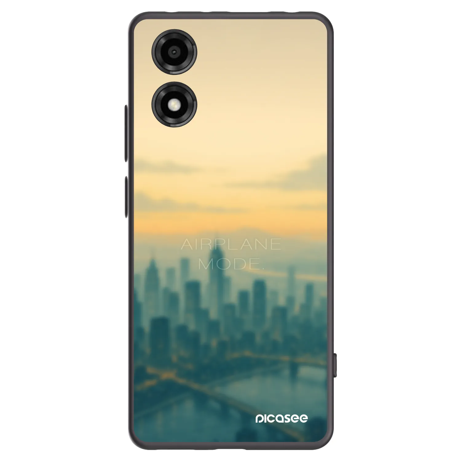Picasee husă neagră din silicon pentru Motorola Moto E14 - Airplane mode