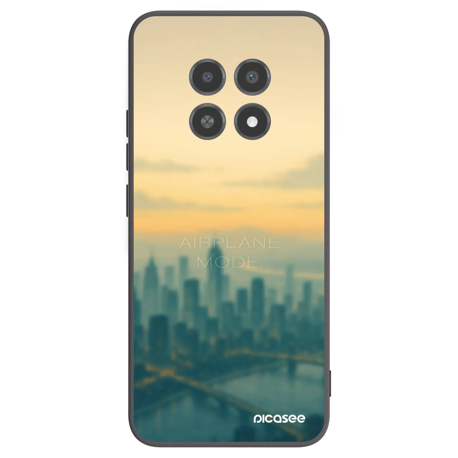 Picasee husă neagră din silicon pentru Realme 12X - Airplane mode