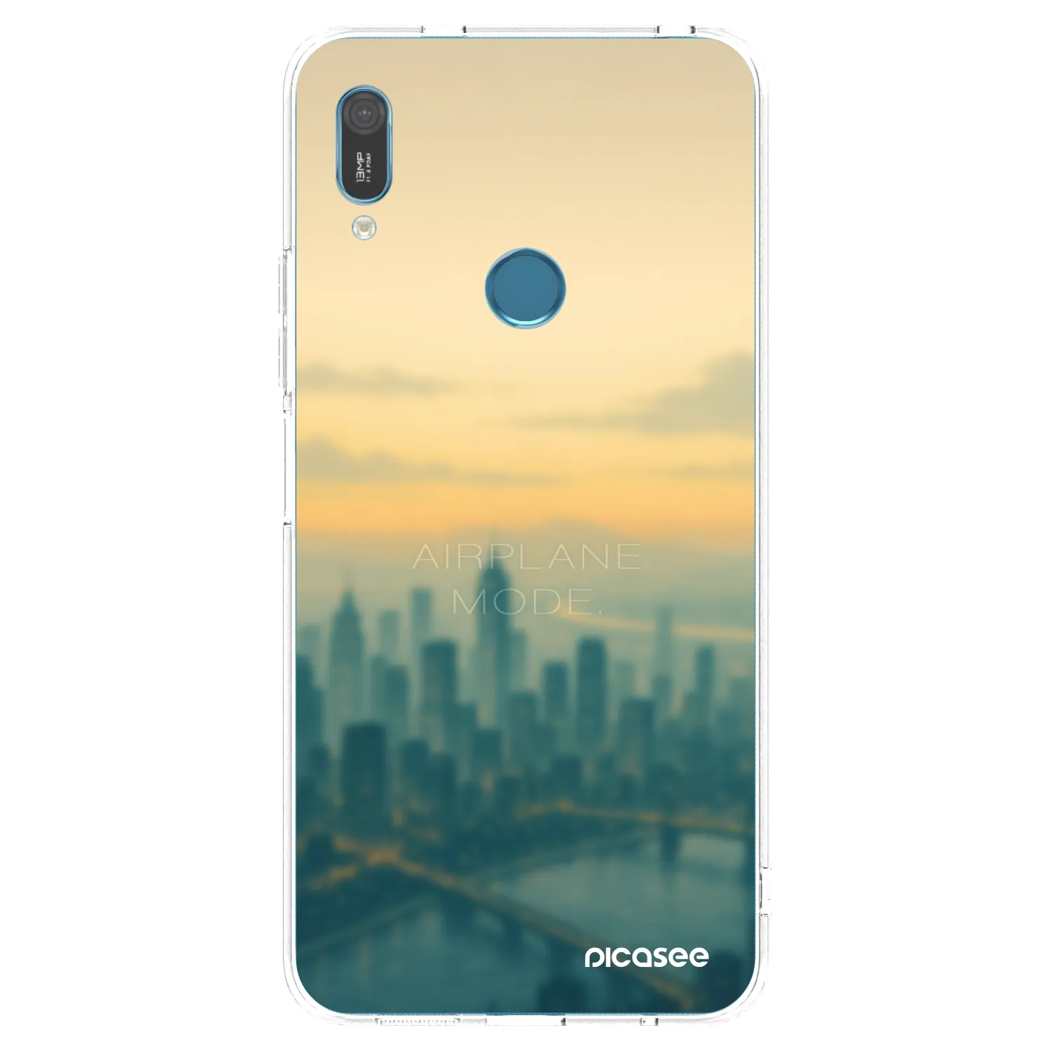 Picasee husă transparentă din silicon pentru Huawei Y6 2019 - Airplane mode